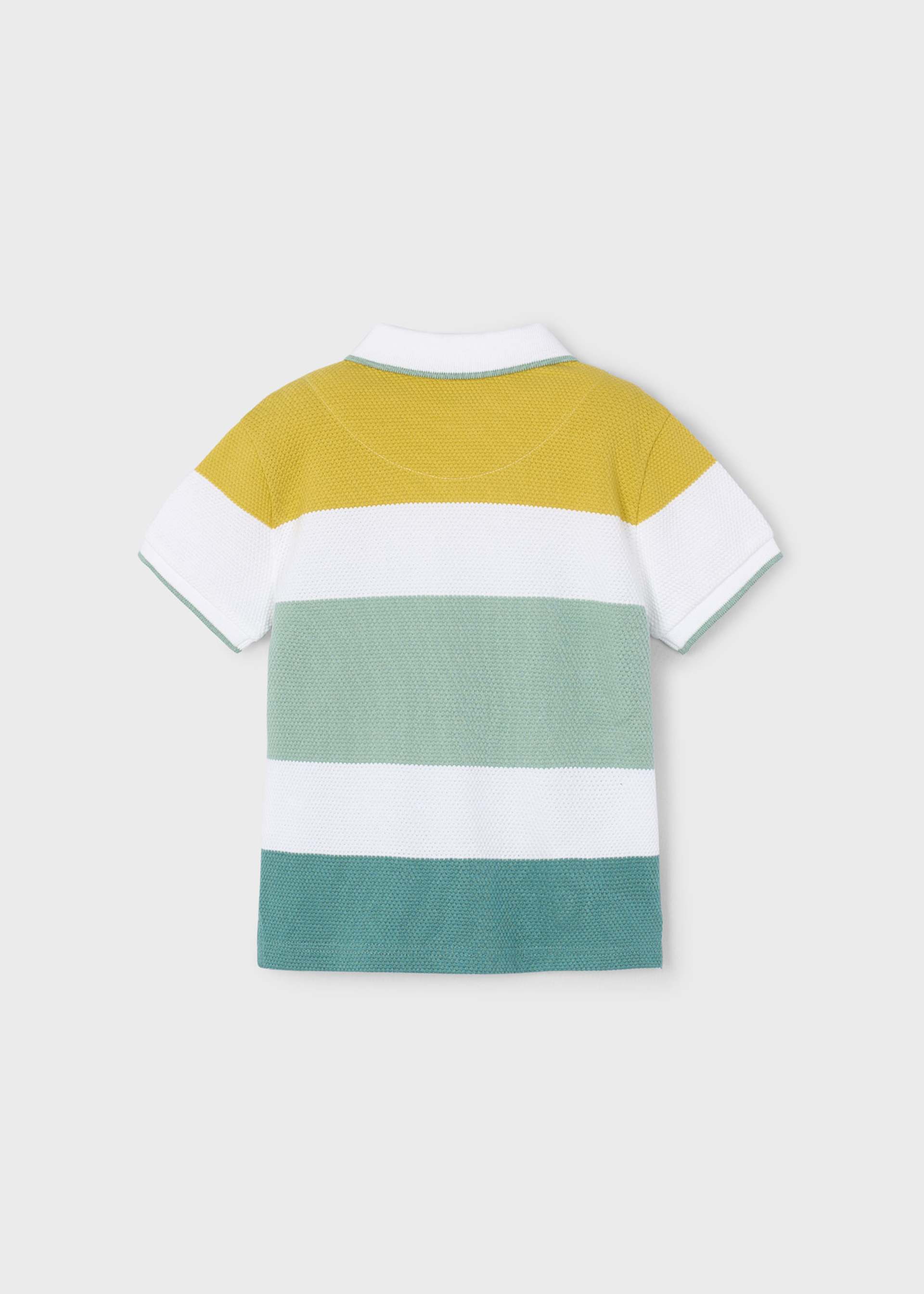 Boy pique striped polo shirt Boy pique striped polo shirt