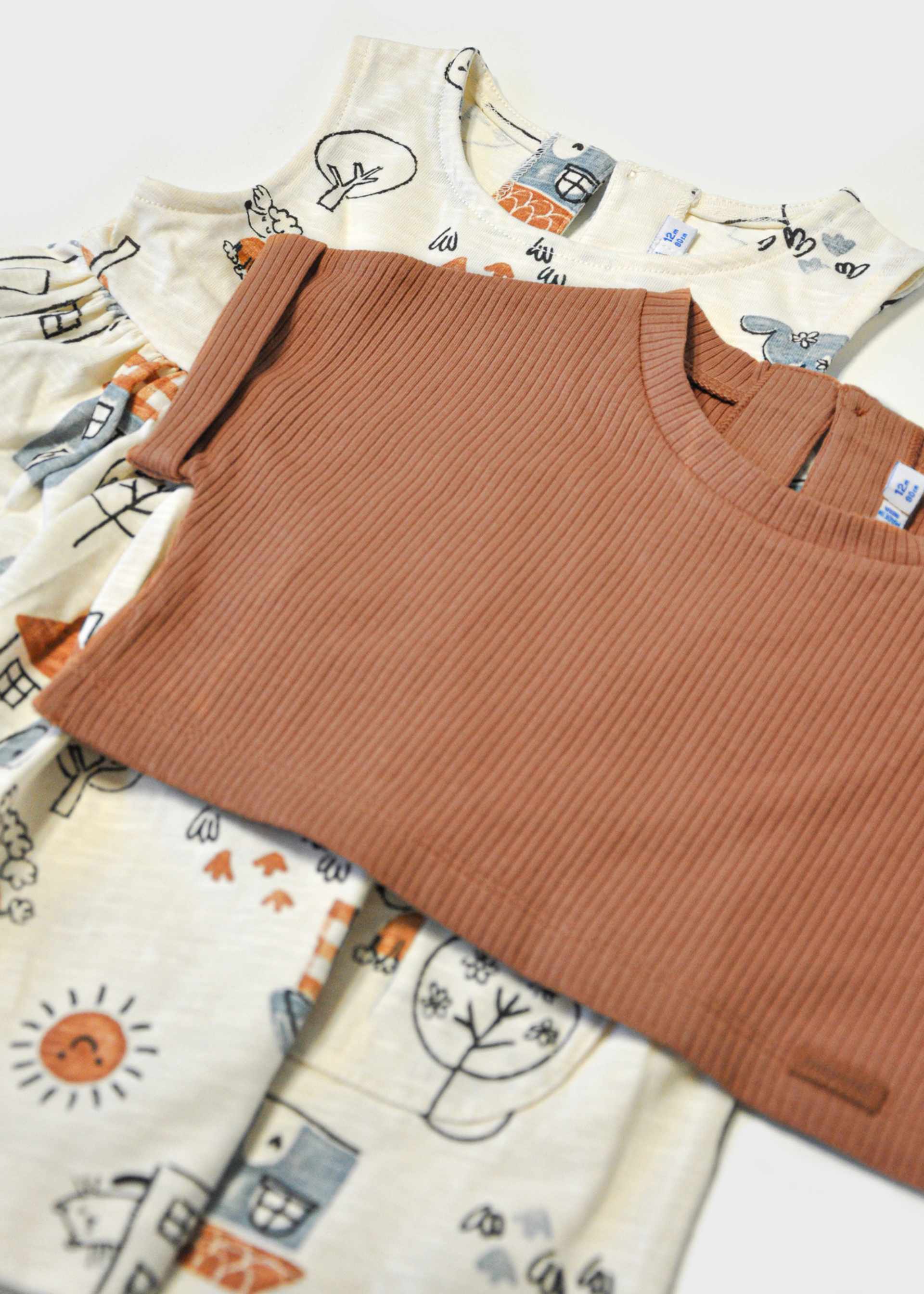 Baby Printed Dress with Top