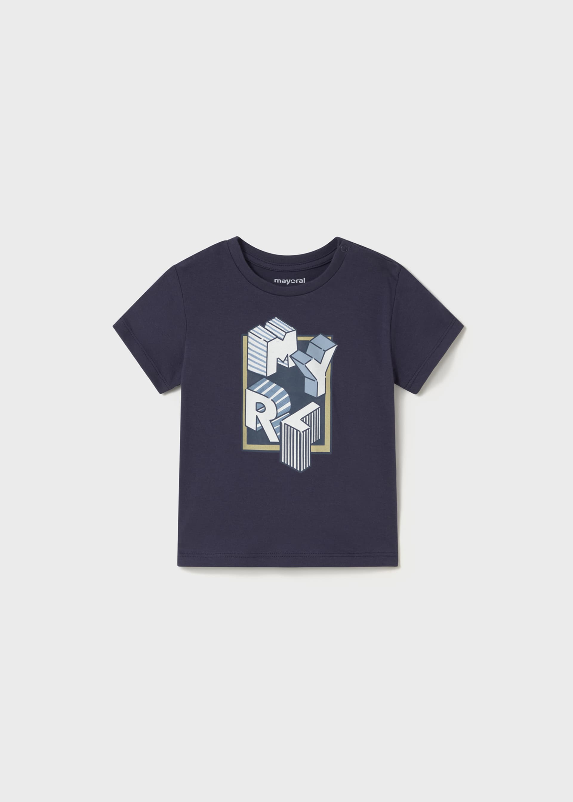 T-shirt basique lettres bébé