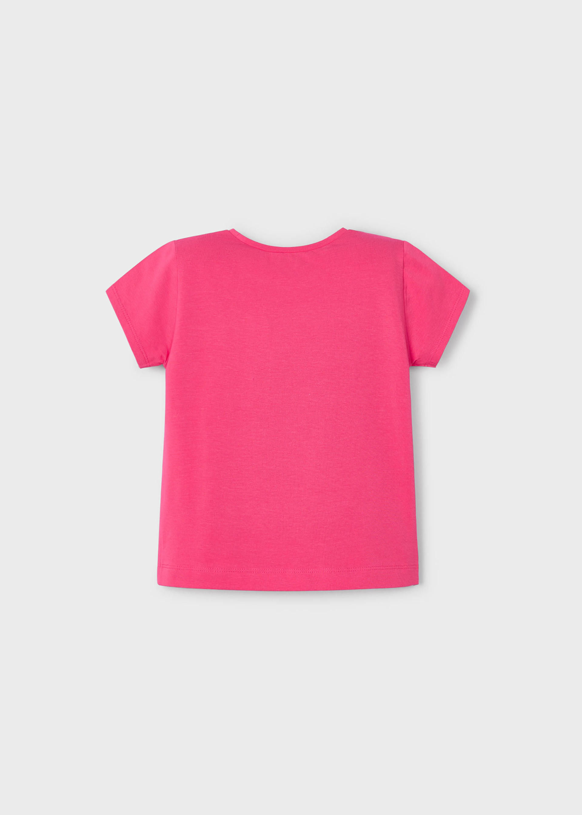 Camiseta básica flores niña