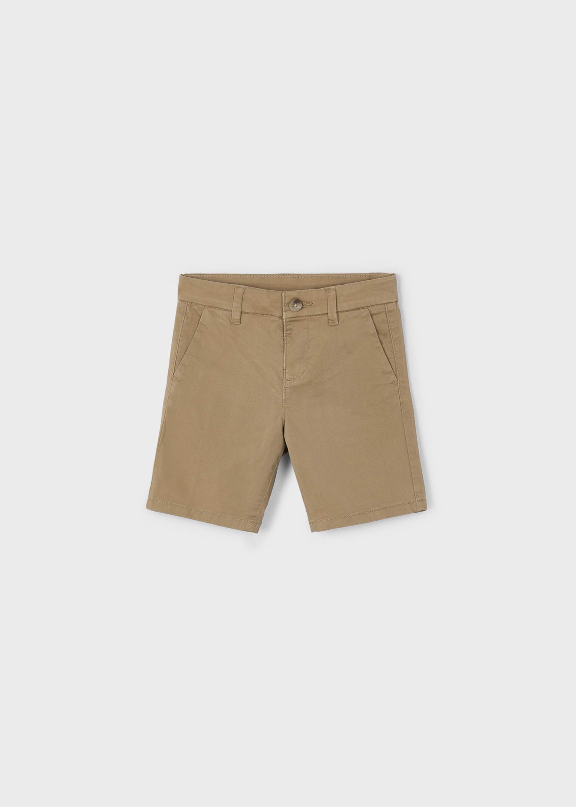 Boy basic twill chino shorts Boy basic twill chino shorts