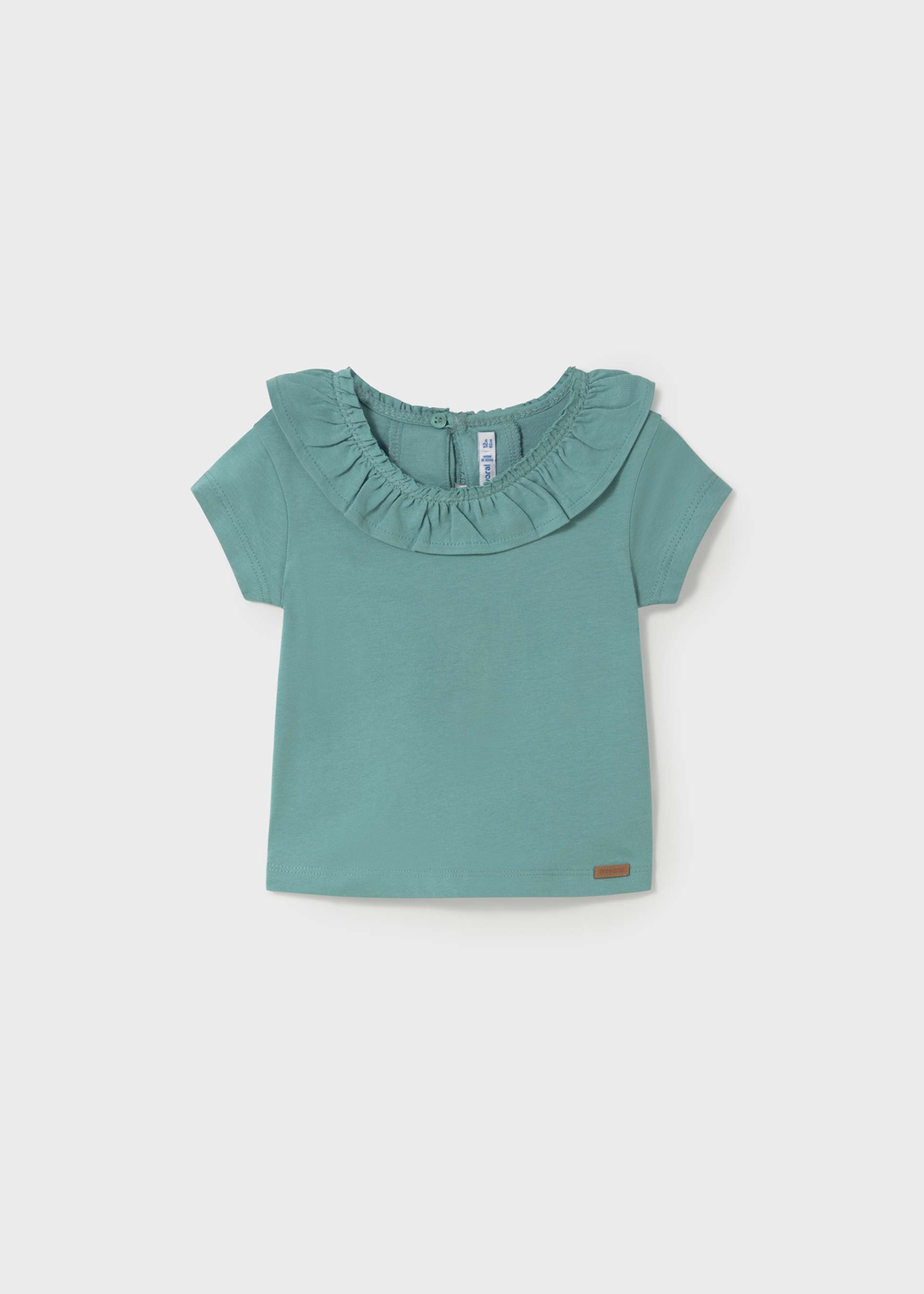 Playera cuello holán bebé