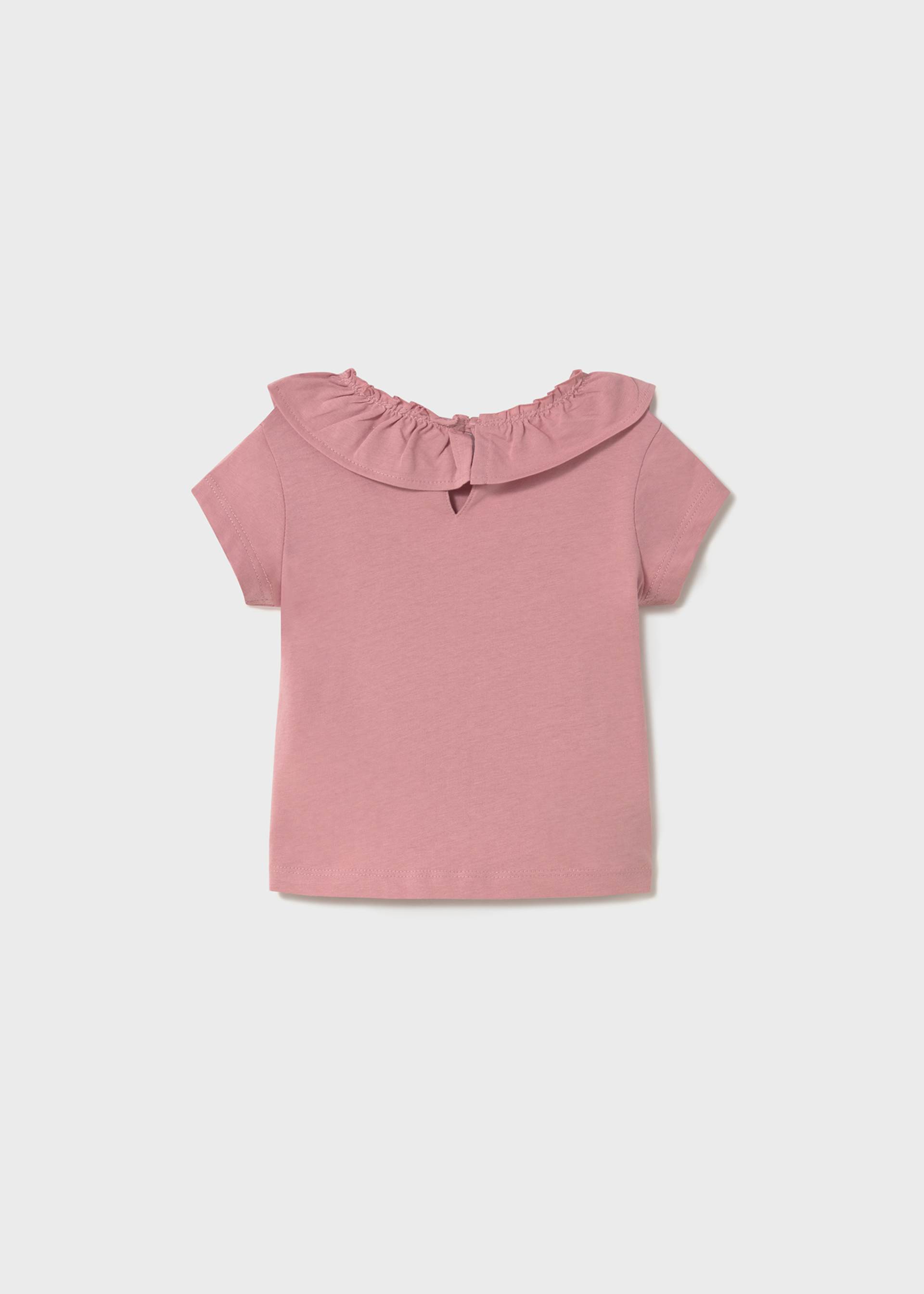 Camiseta cuello volante bebé