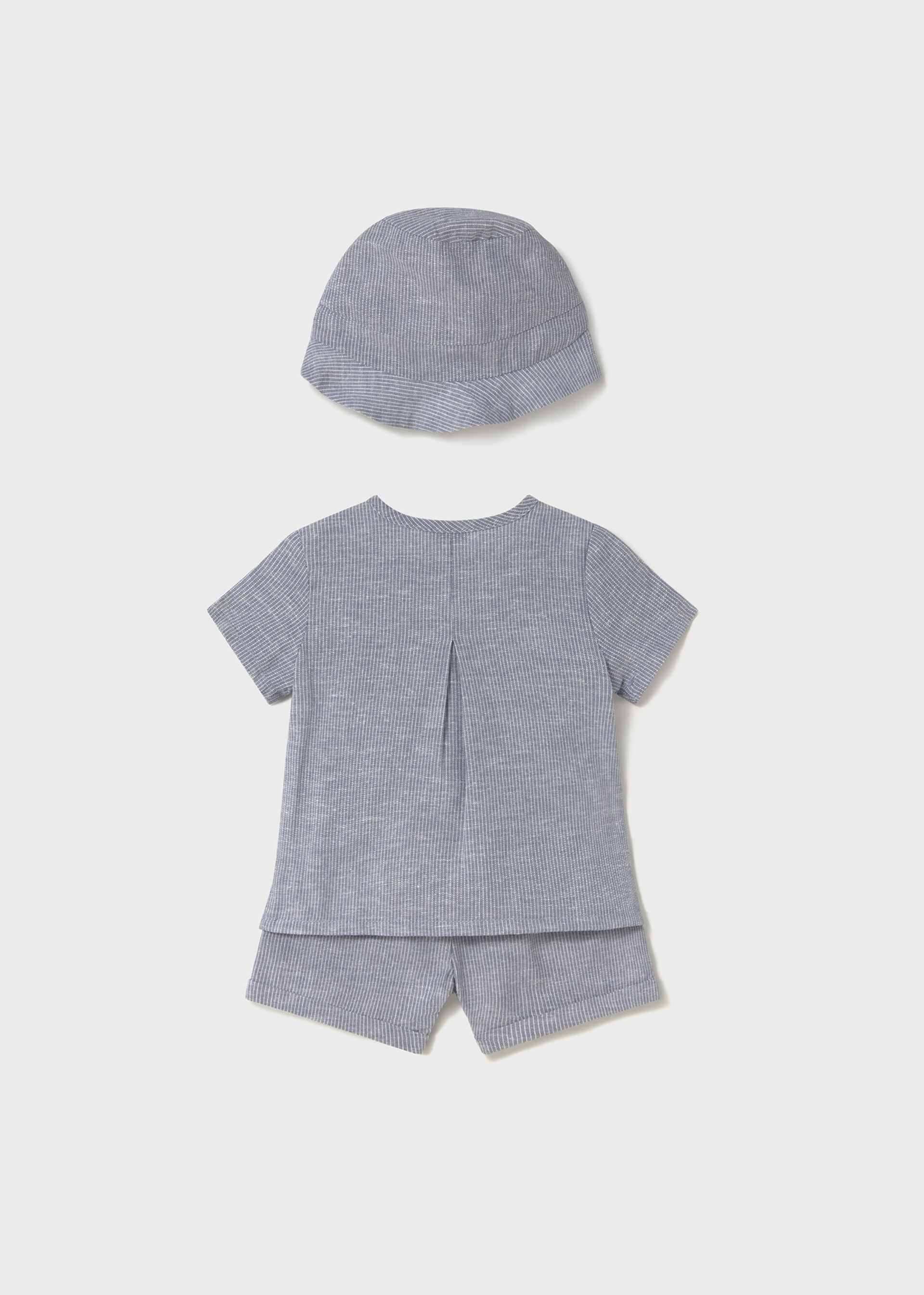 Newborn boy 3 piece striped set Newborn boy 3 piece striped set