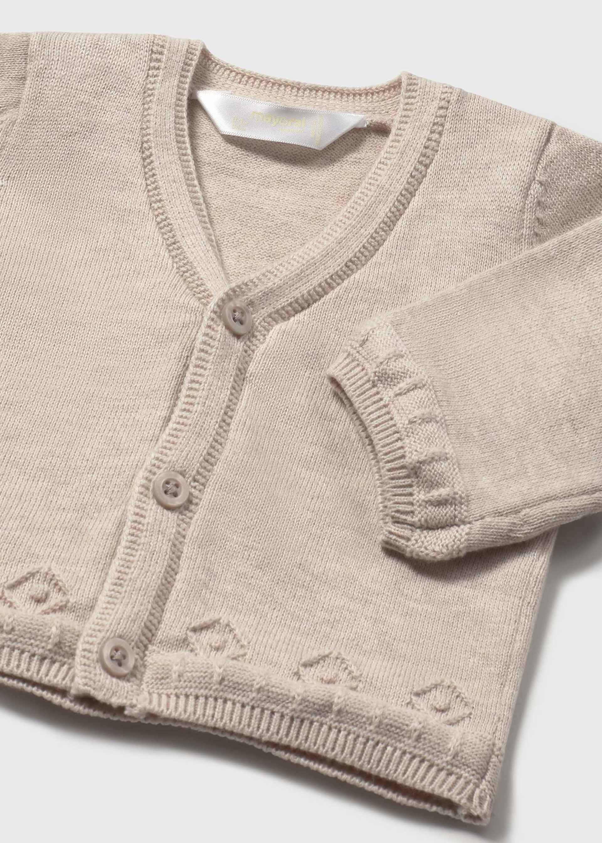 Newborn boy v-neck cardigan Newborn boy v-neck cardigan