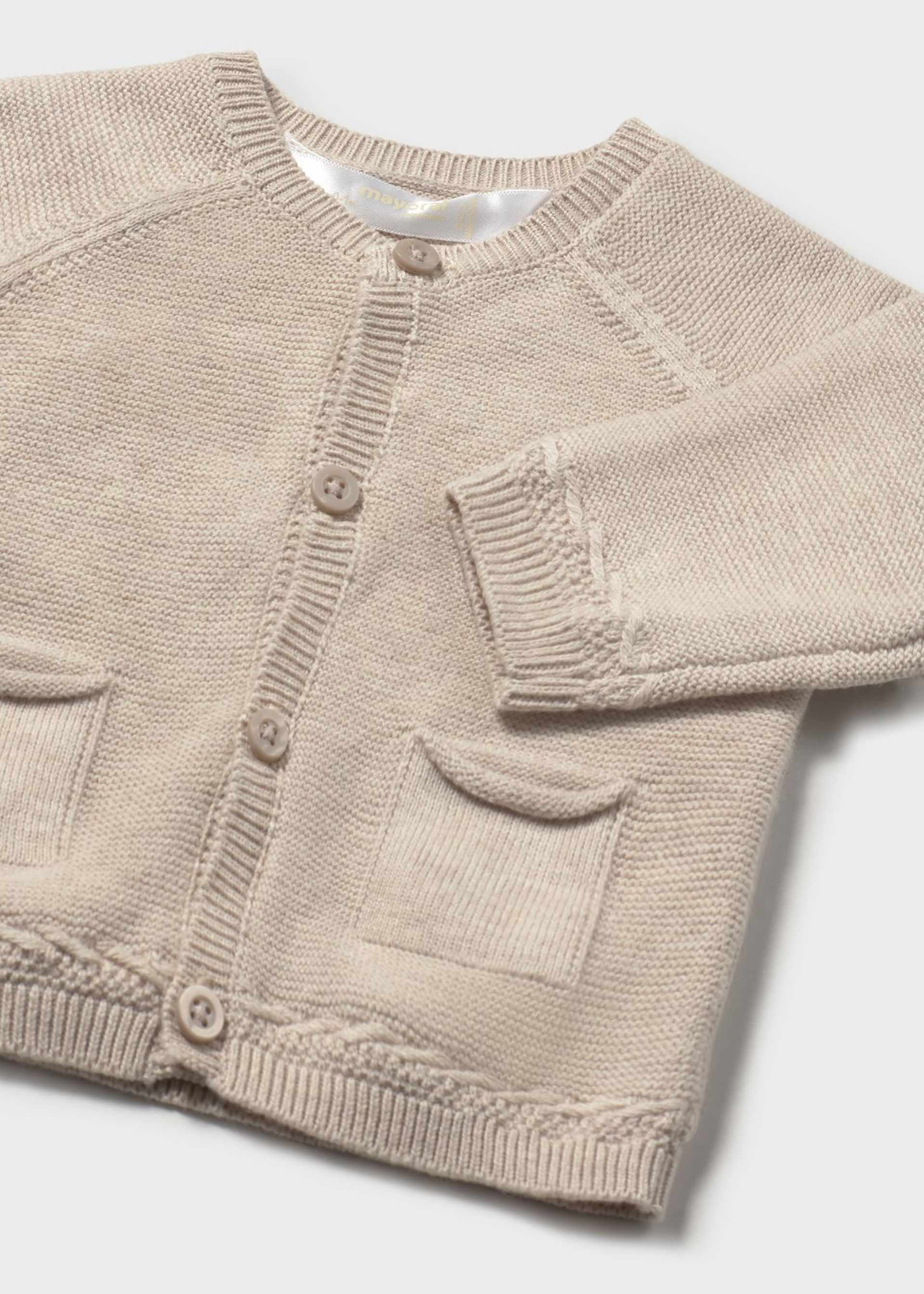 Newborn boy tricot cardigan Newborn boy tricot cardigan