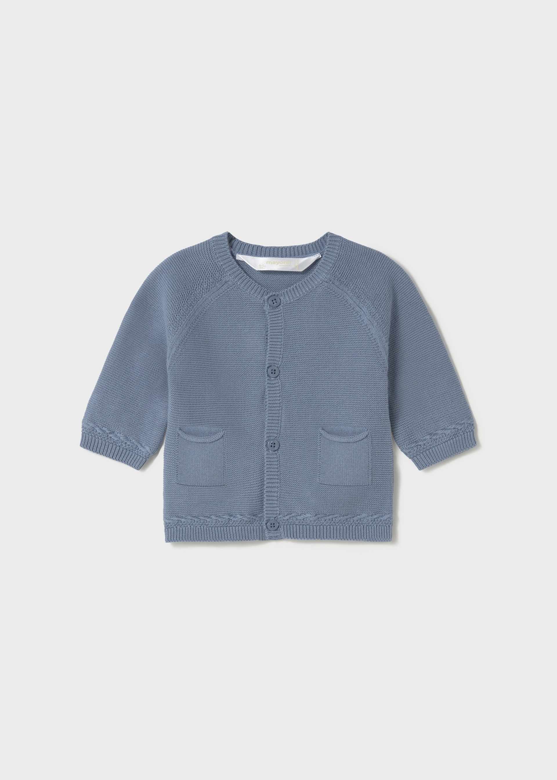 Newborn boy tricot cardigan Newborn boy tricot cardigan