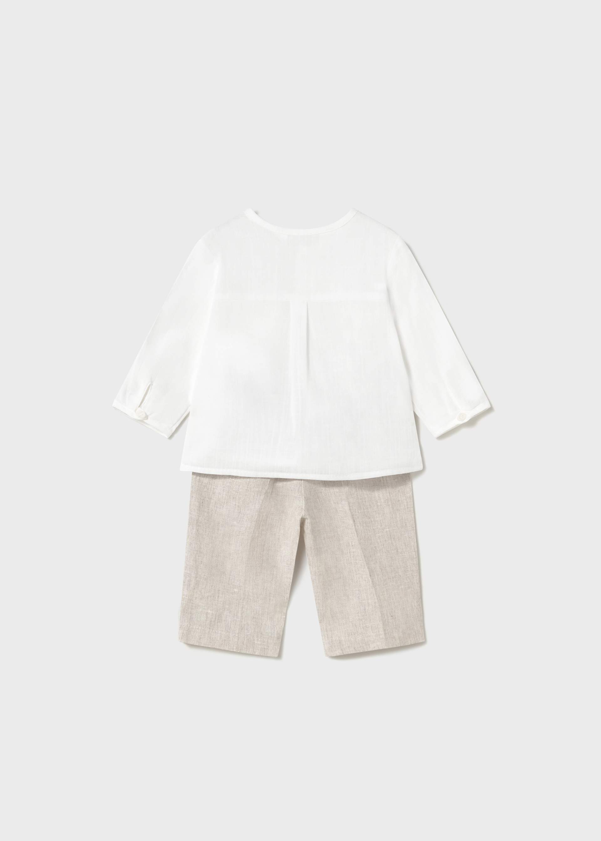 Conjunto pantalón largo y camisa recién nacido Conjunto pantalón largo y camisa recién nacido