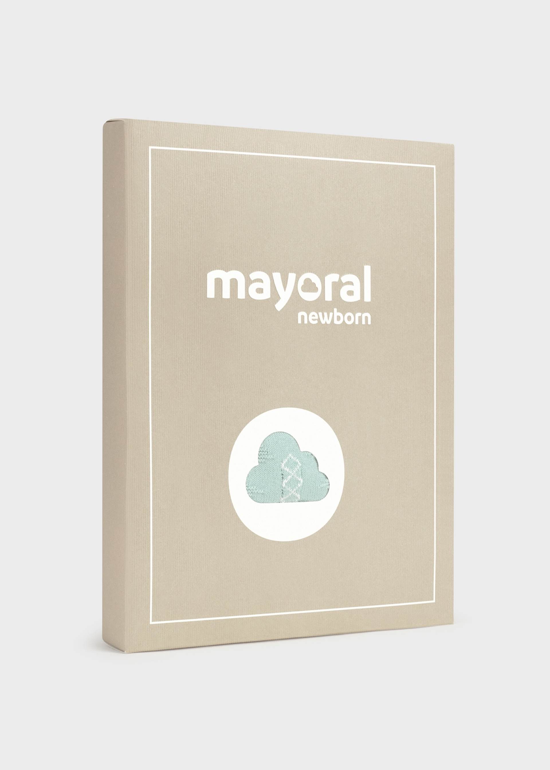 Newborn boy tricot dungarees with shirt set Newborn boy tricot dungarees with shirt set