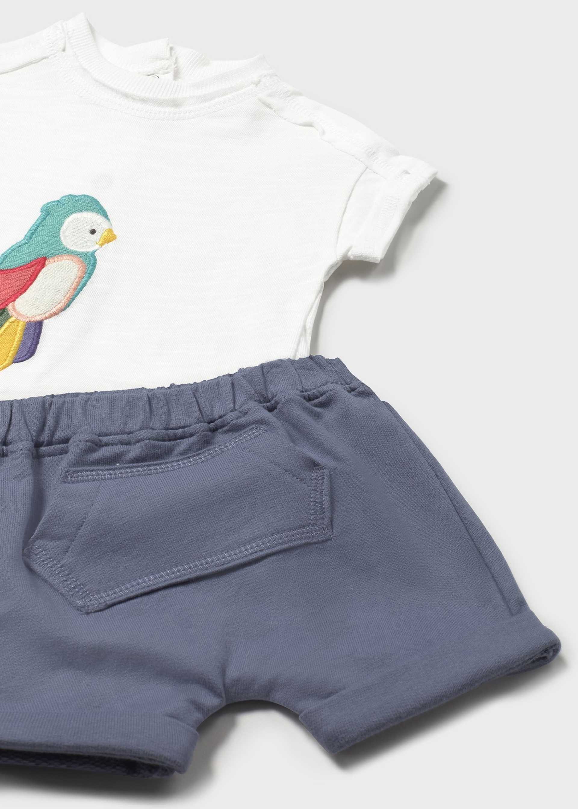 Conjunto 4 piezas short recién nacido