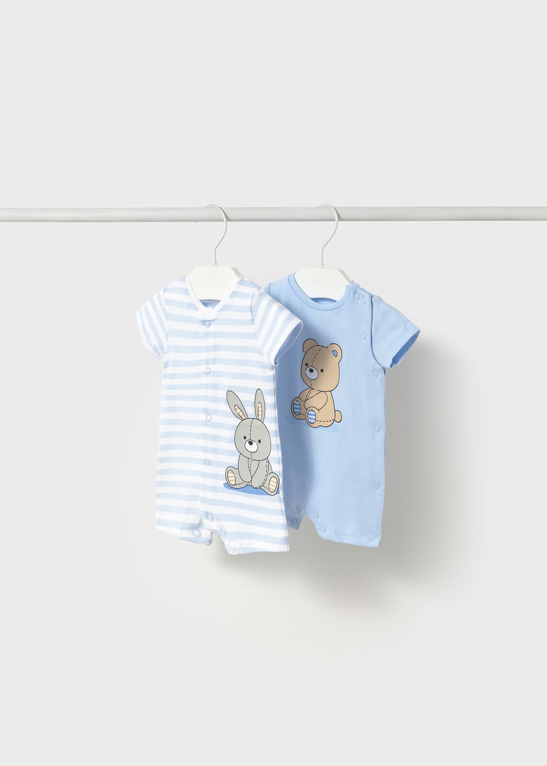 Newborn boy 2 piece romper set