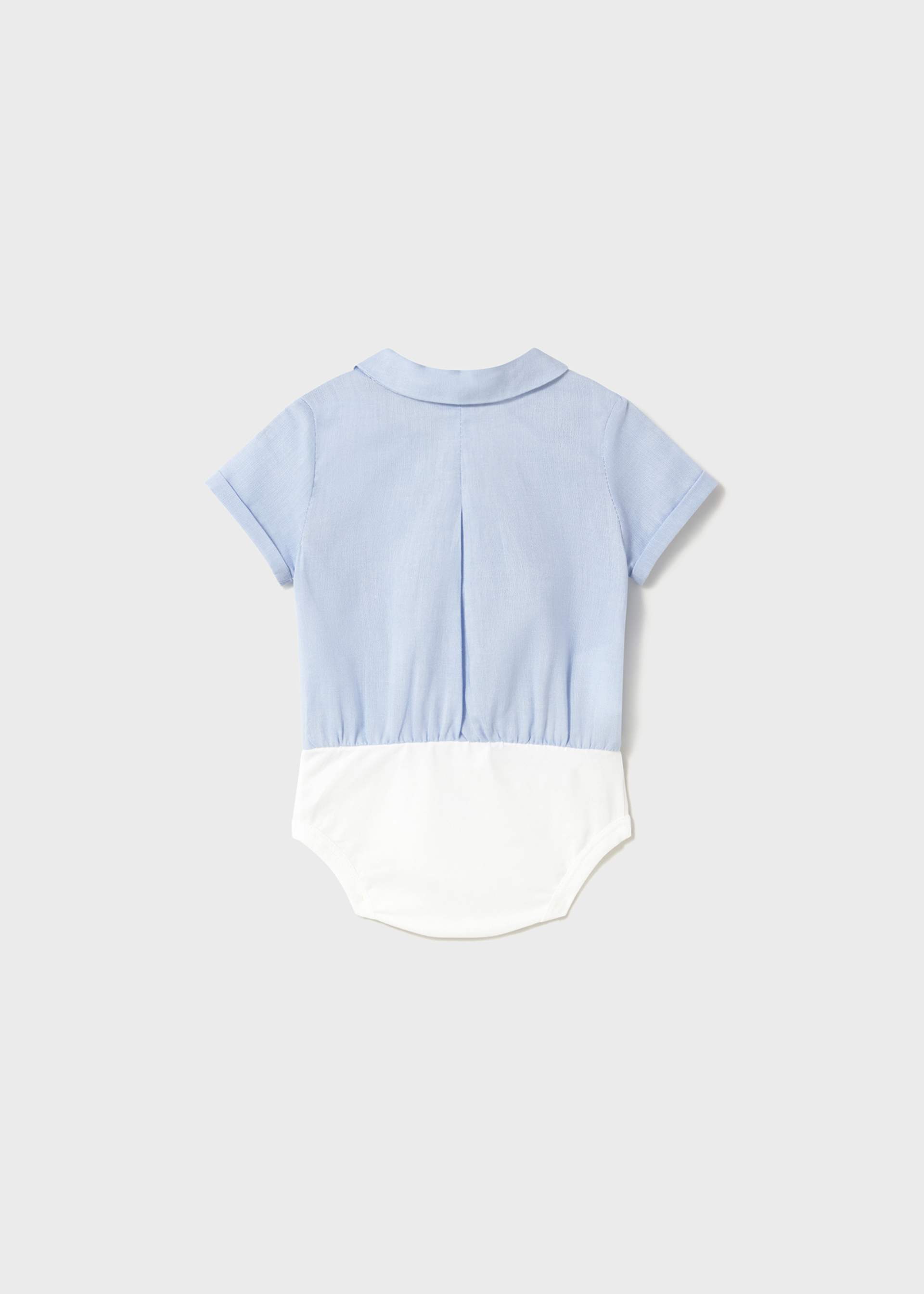 Newborn boy combined bodysuit