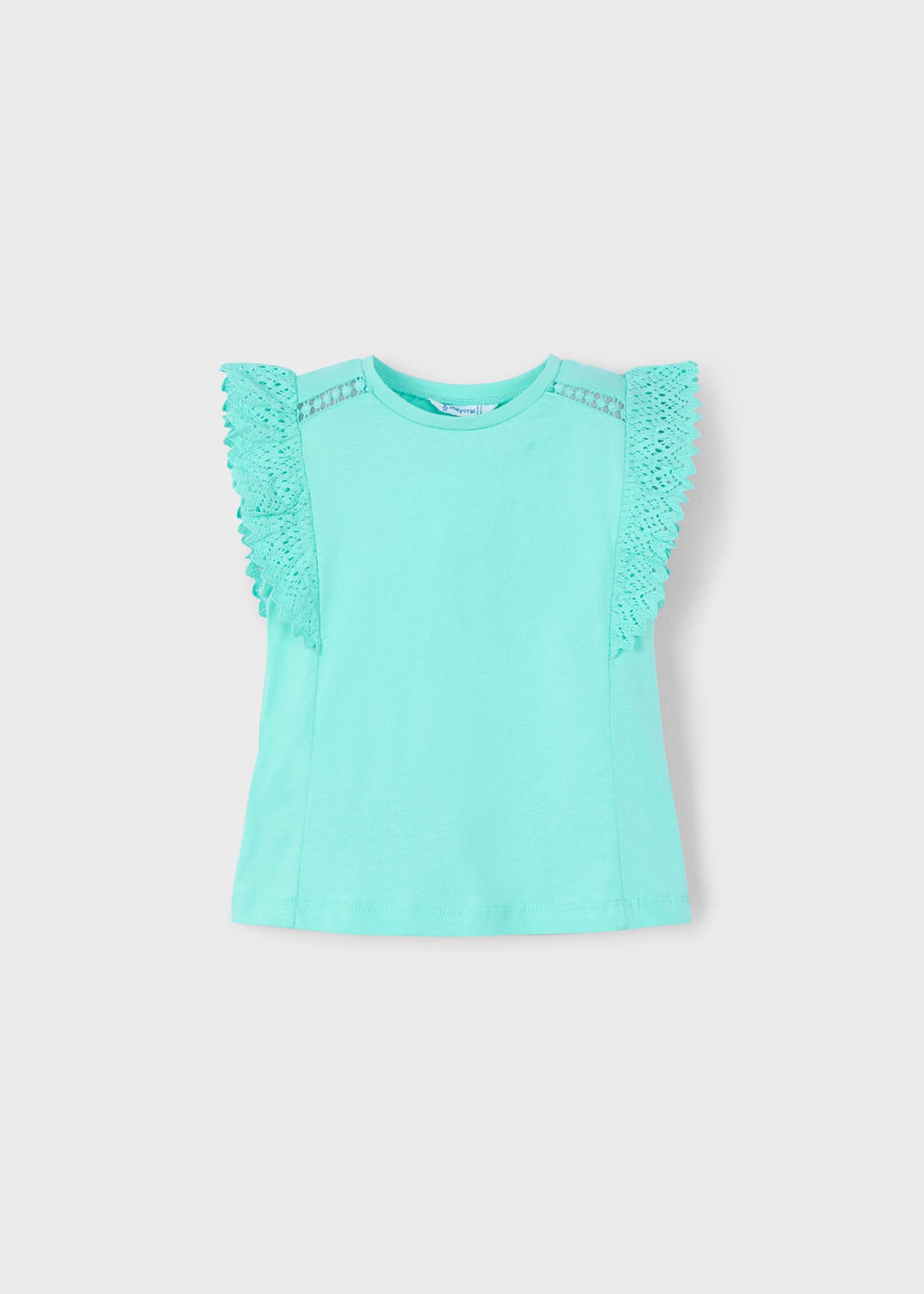 Girl crochet detail top