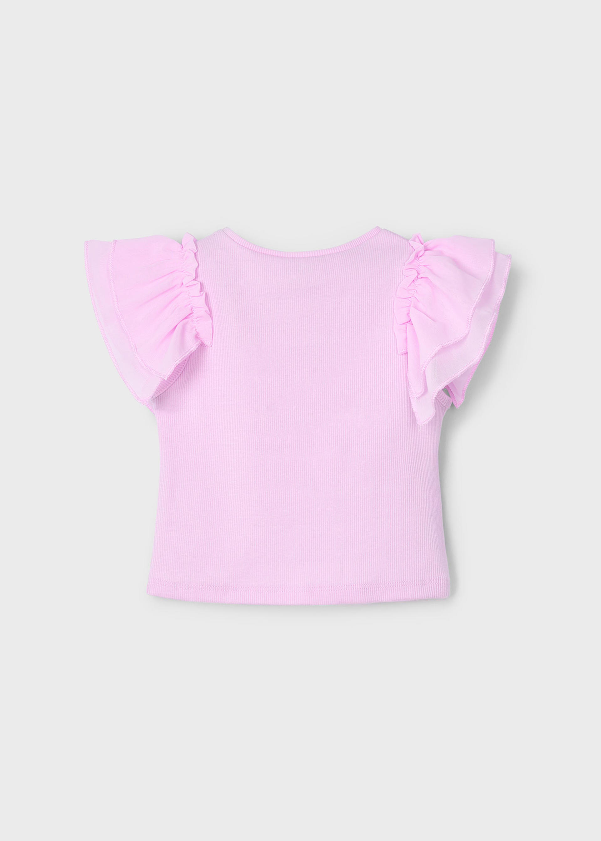 Camiseta volantes gasa niña Camiseta volantes gasa niña