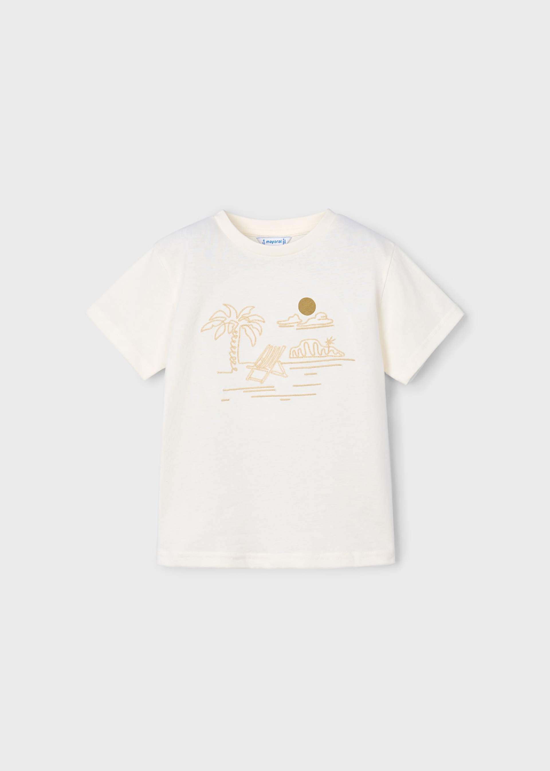 Camiseta bordado playa niño Camiseta bordado playa niño