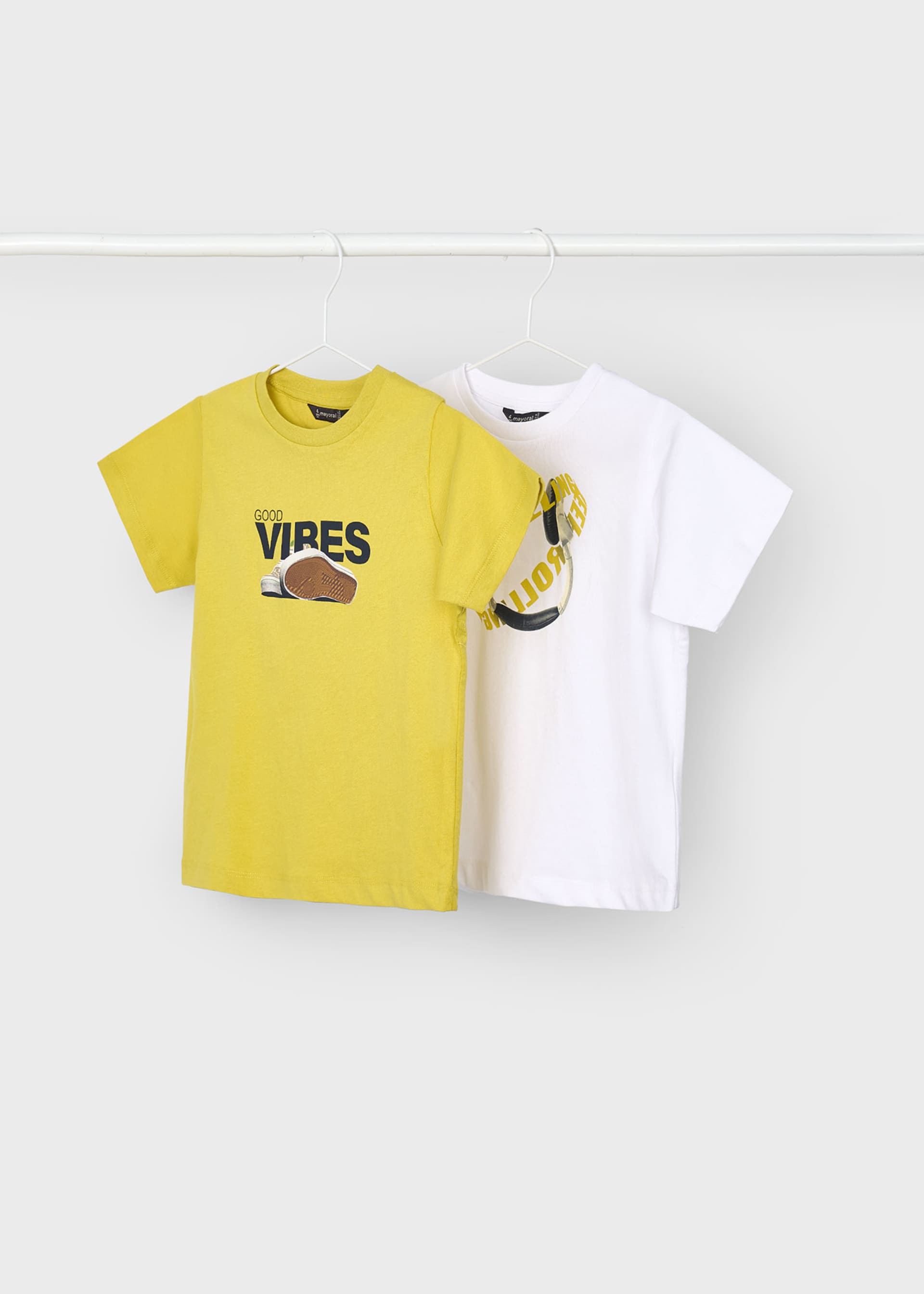 Lot de 2 T-shirts imprimés garçon Lot de 2 T-shirts imprimés garçon