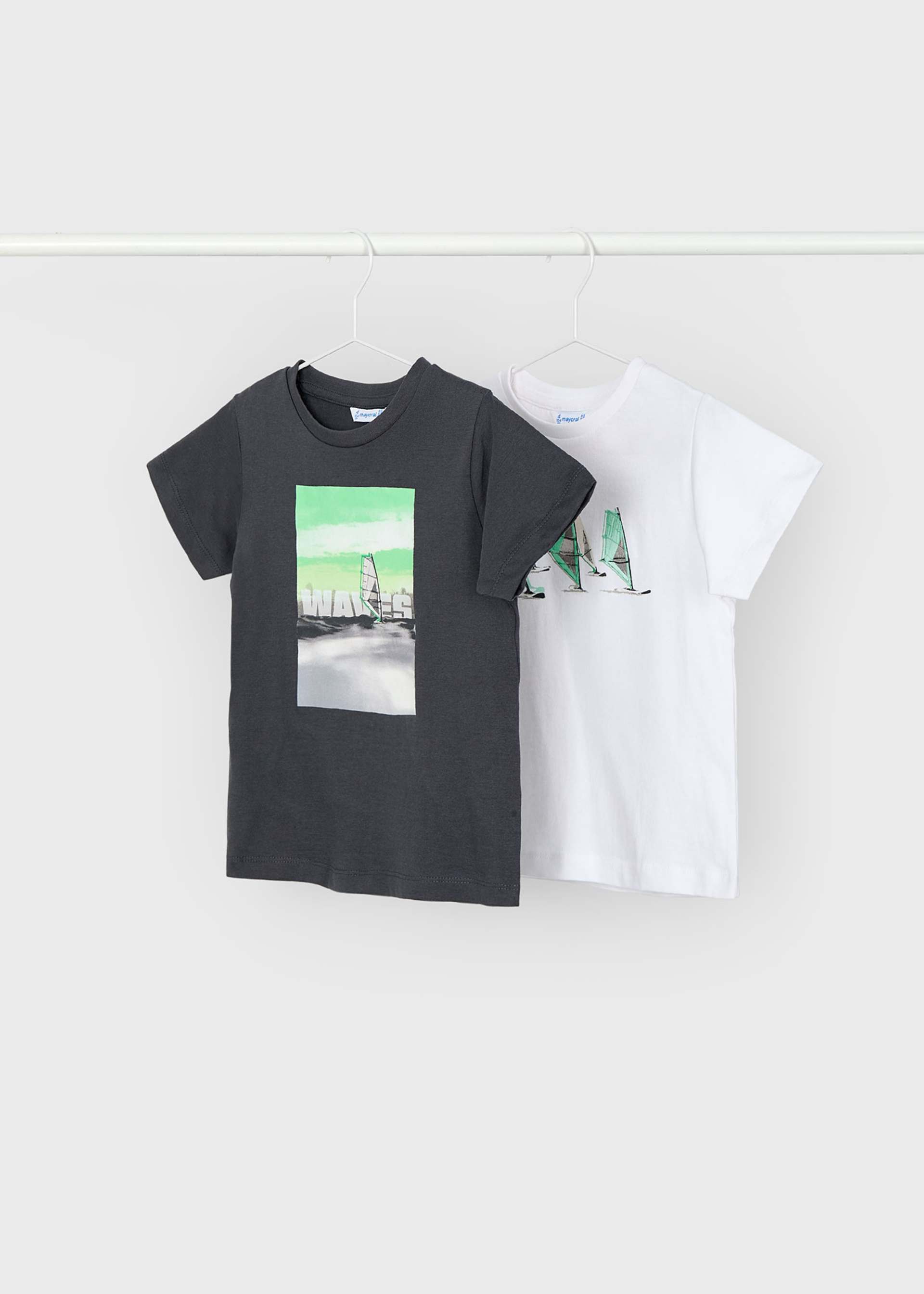 Set 2 t-shirts voile garçon Set 2 t-shirts voile garçon