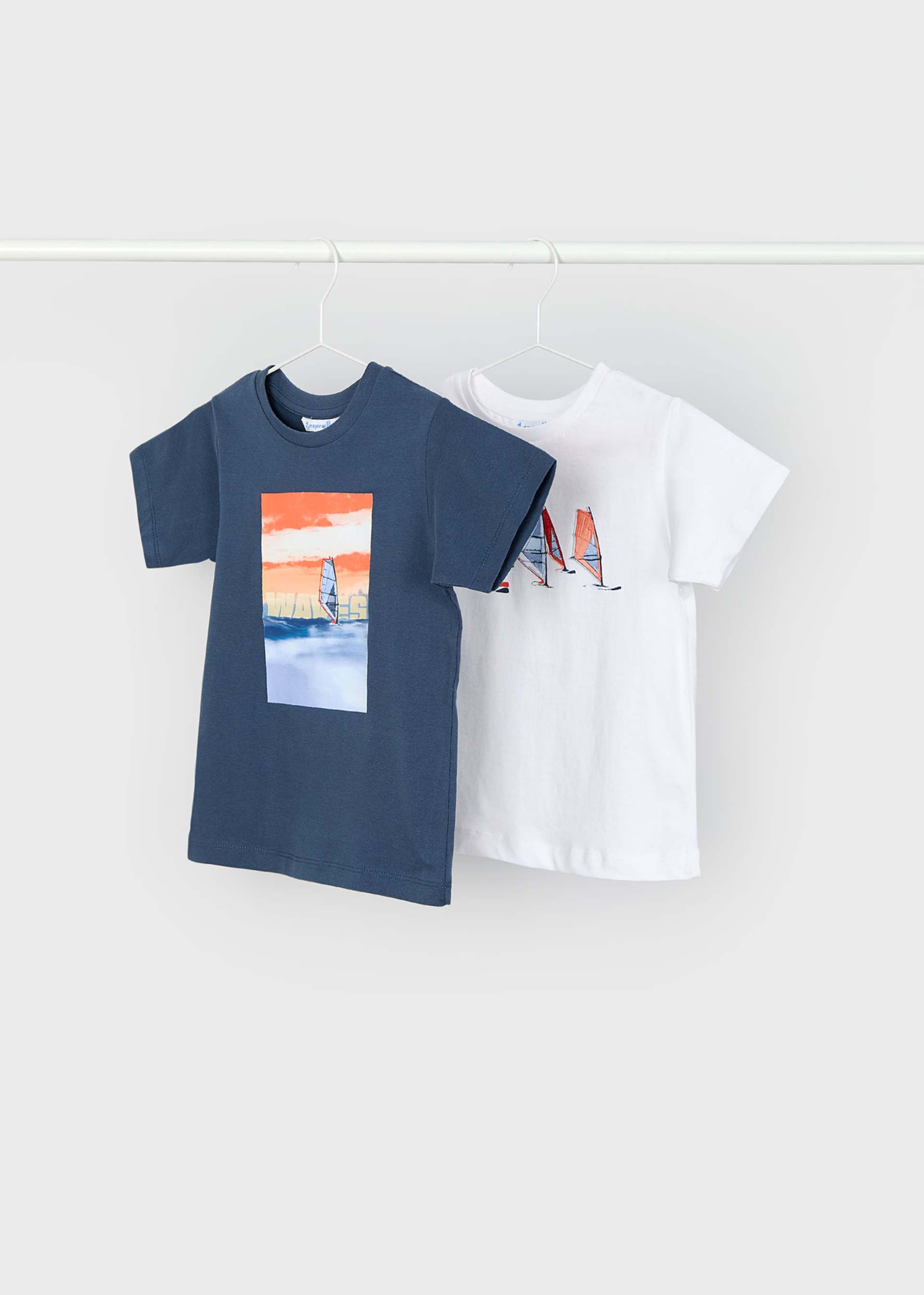 Boy set of 2 sailboat t-shirts