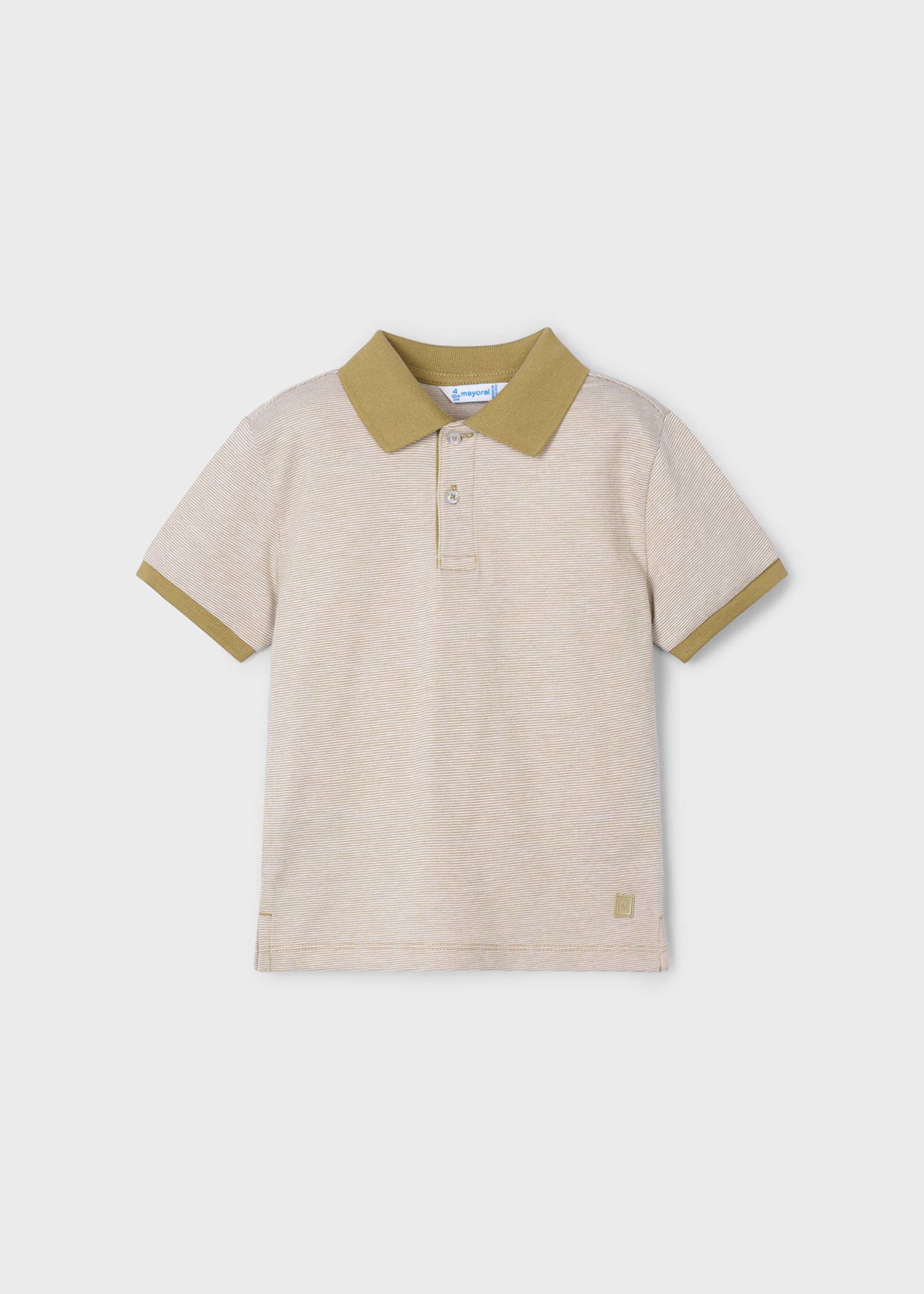Boy contrast polo shirt