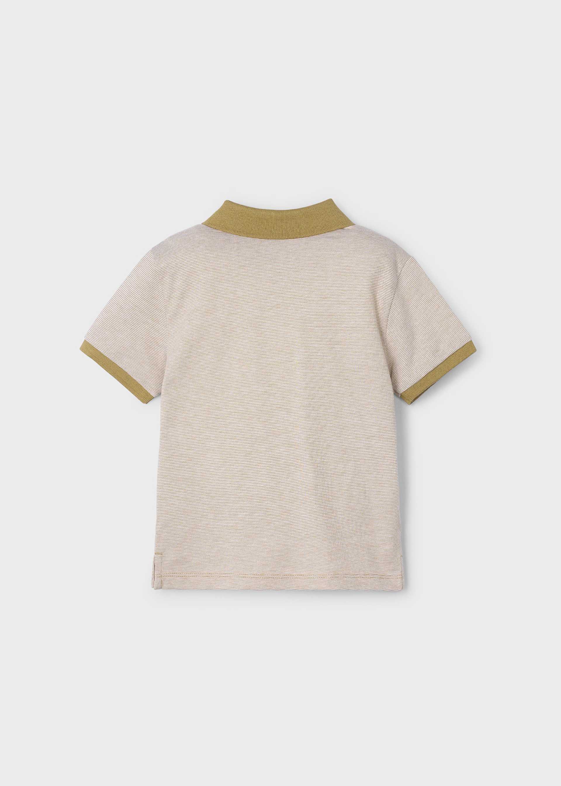 Boy contrast polo shirt