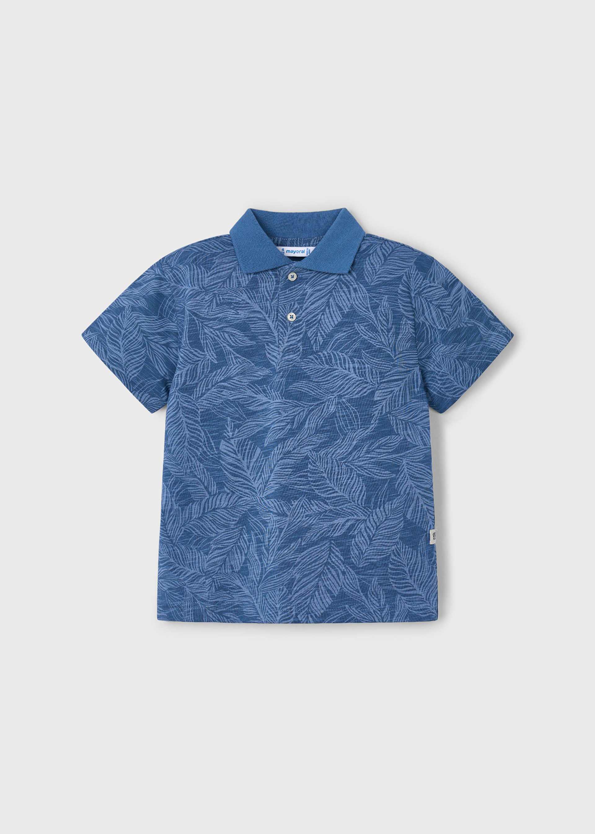 Boy summer print polo shirt
