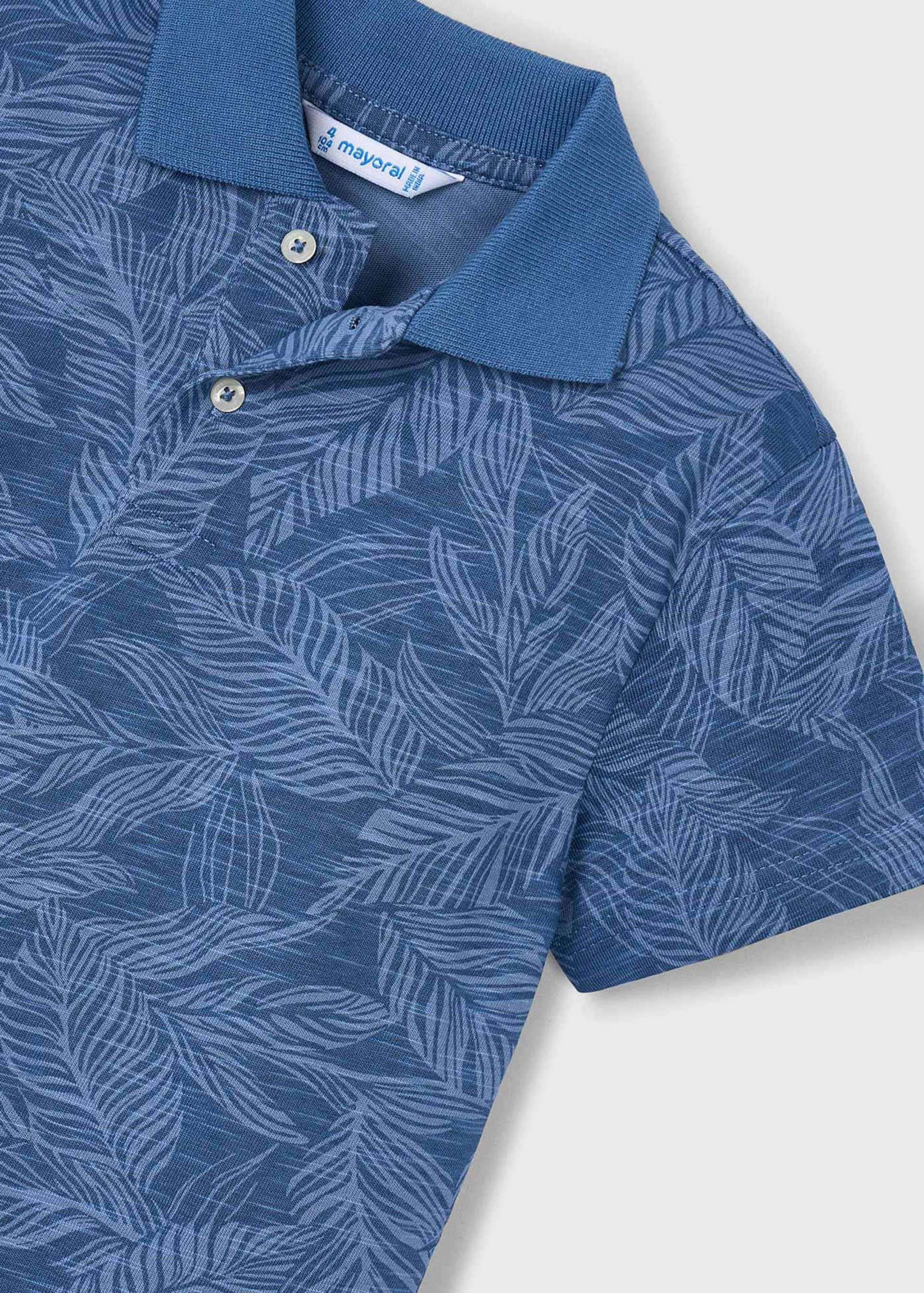 Boy summer print polo shirt