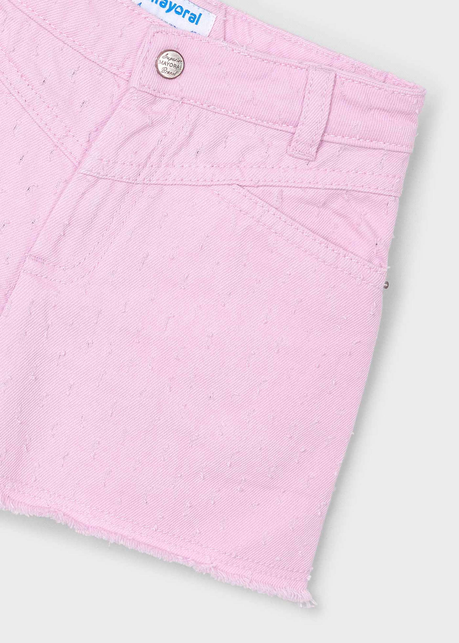 Girl Frayed Hem Shorts