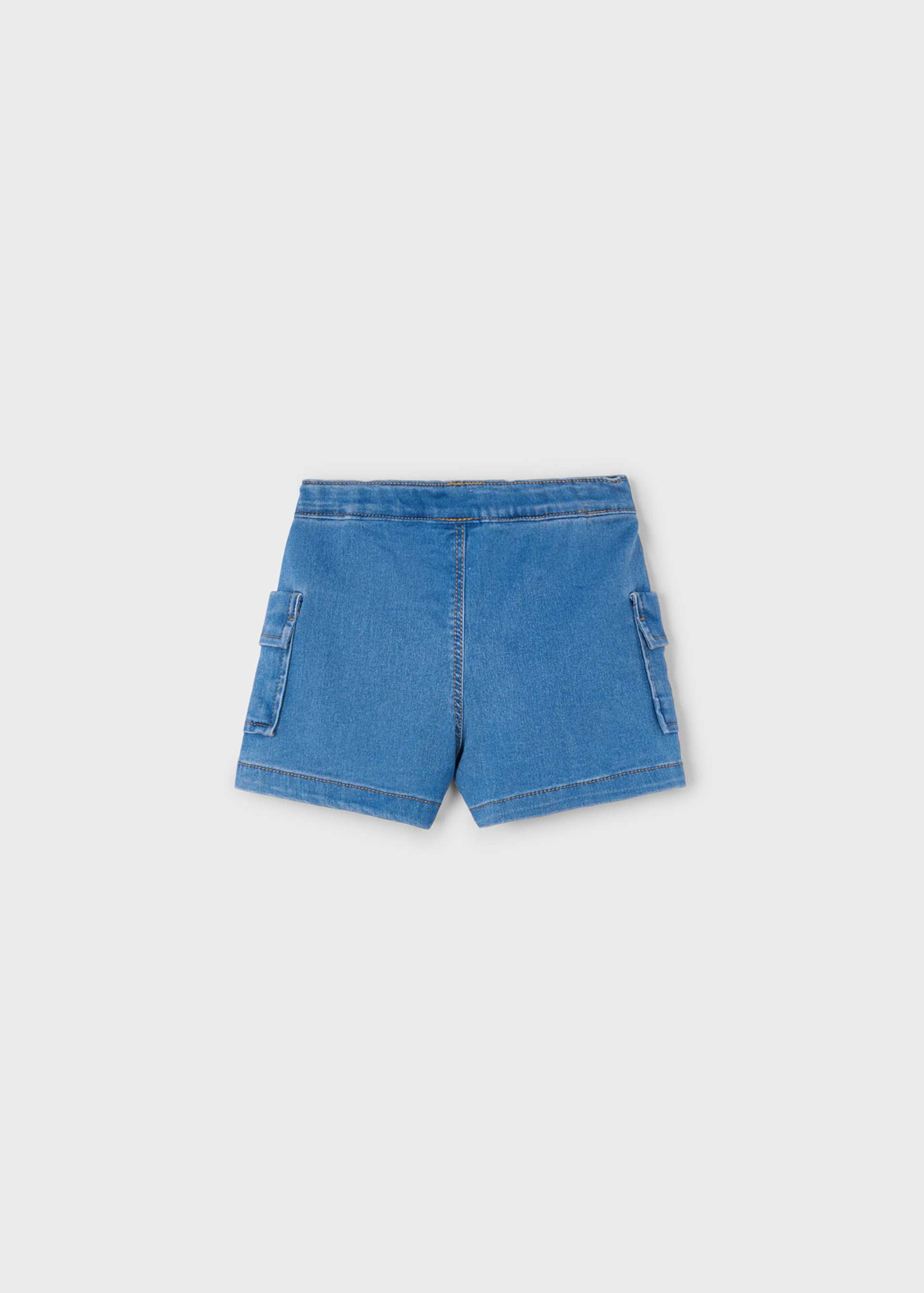 Pantalón corto vaquero cargo niña