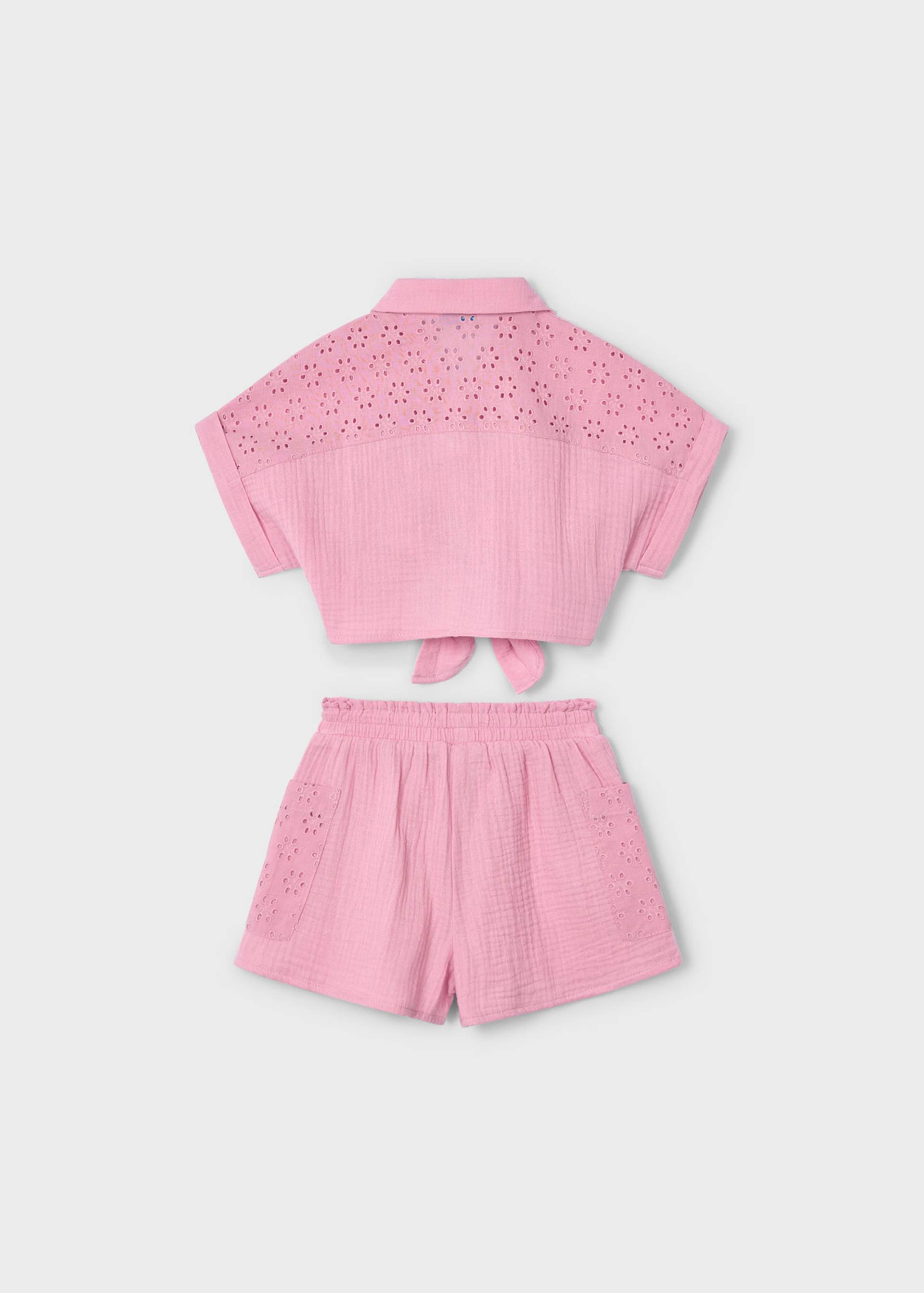 Ensemble short et blouse fille Ensemble short et blouse fille