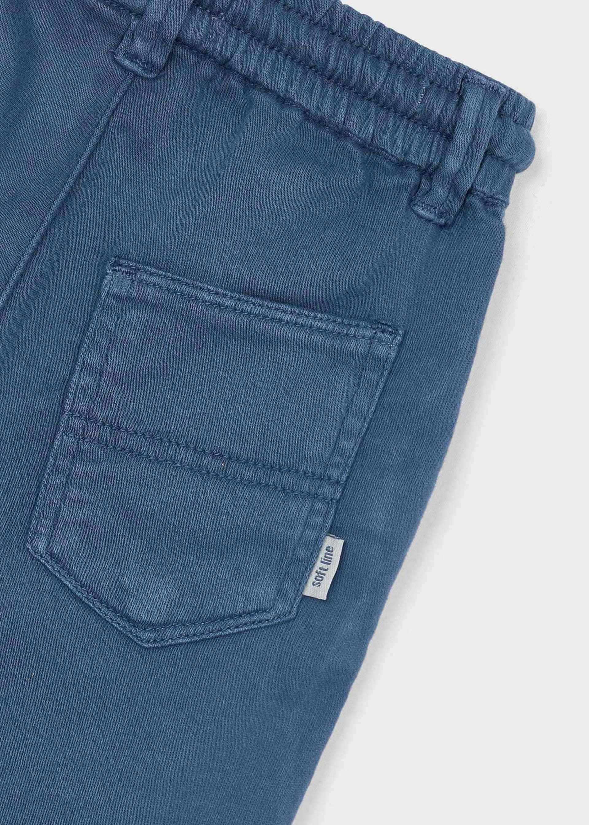 Boy twill shorts with drawstring Boy twill shorts with drawstring