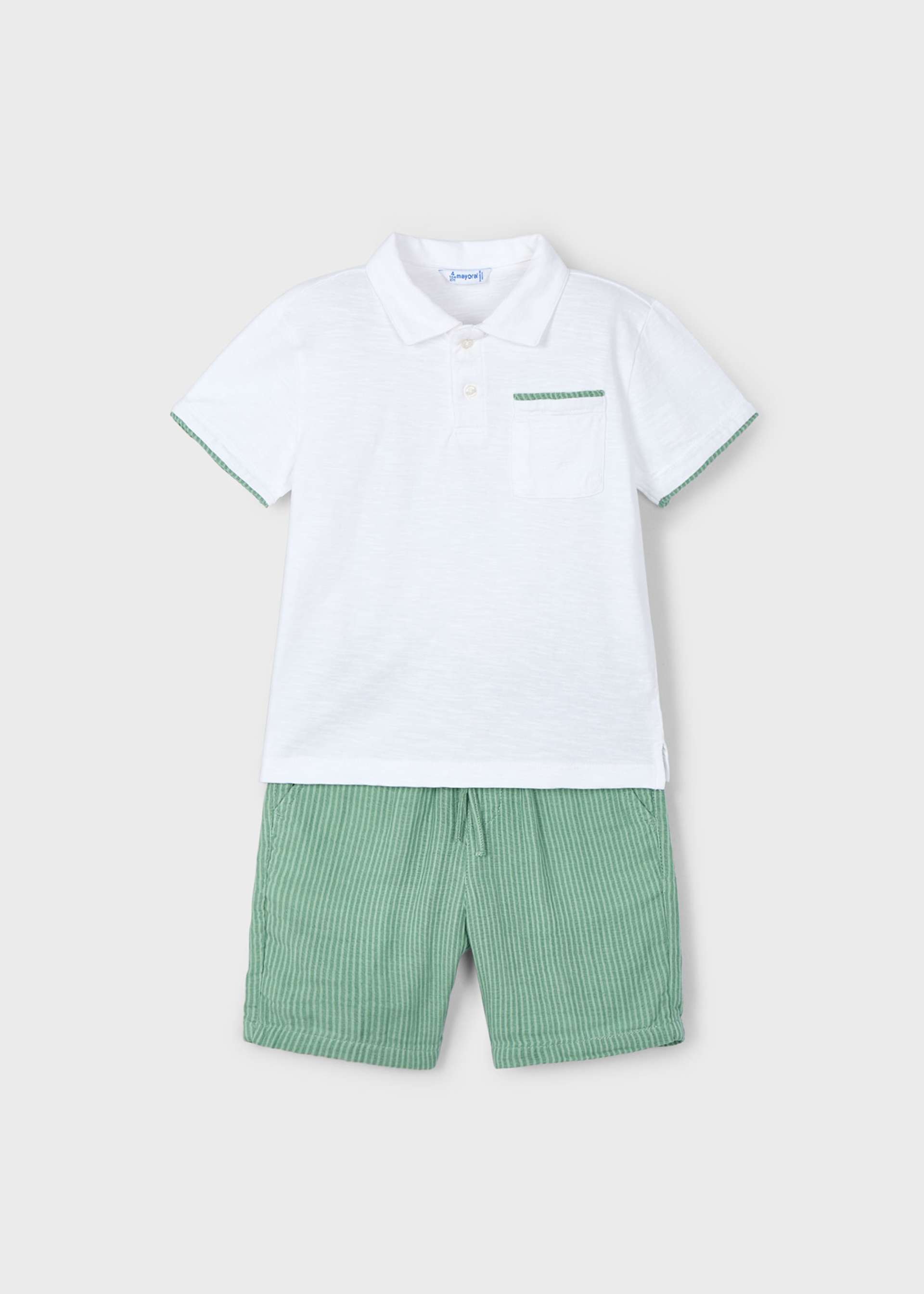 Boy Shorts and Polo Shirt Set Boy Shorts and Polo Shirt Set