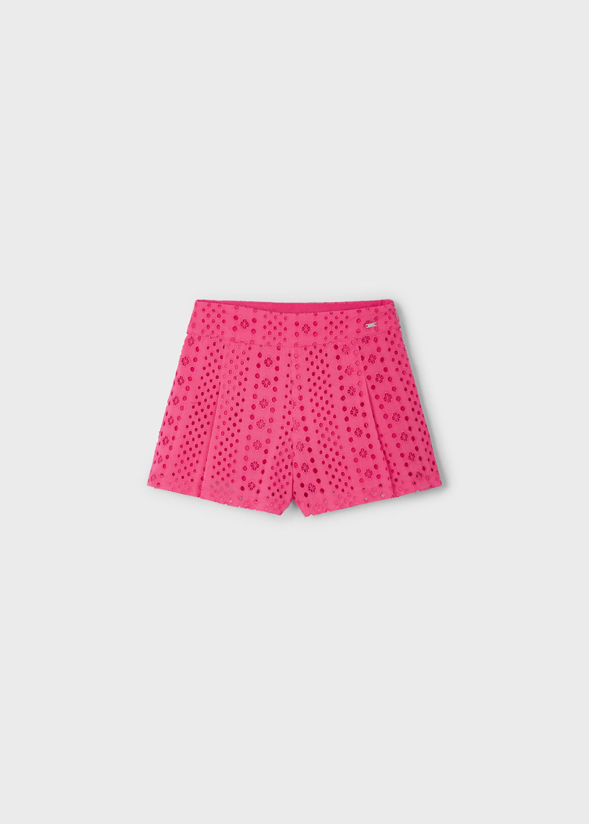Girl openwork shorts