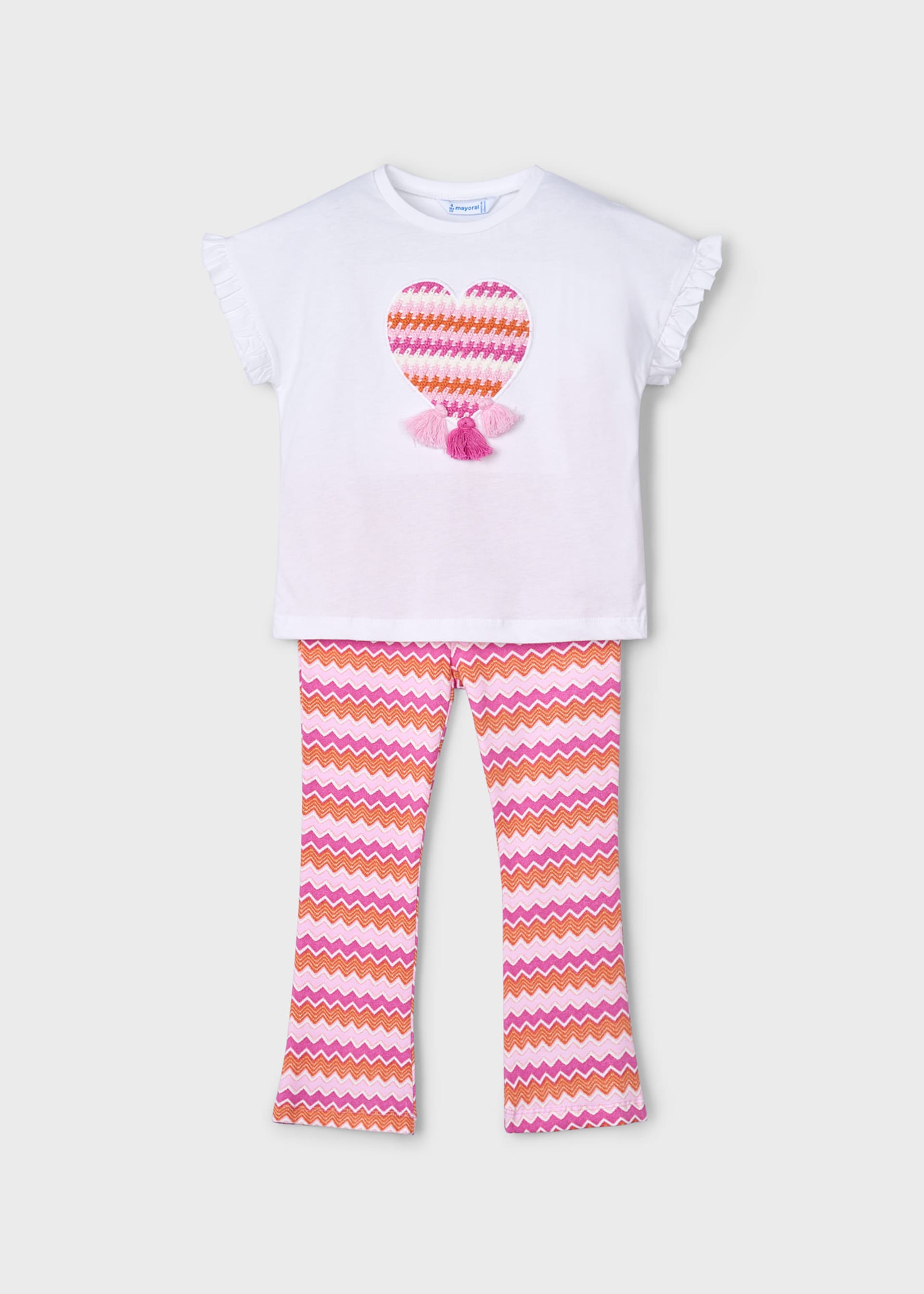 Girl flared leggings and t-shirt set Girl flared leggings and t-shirt set
