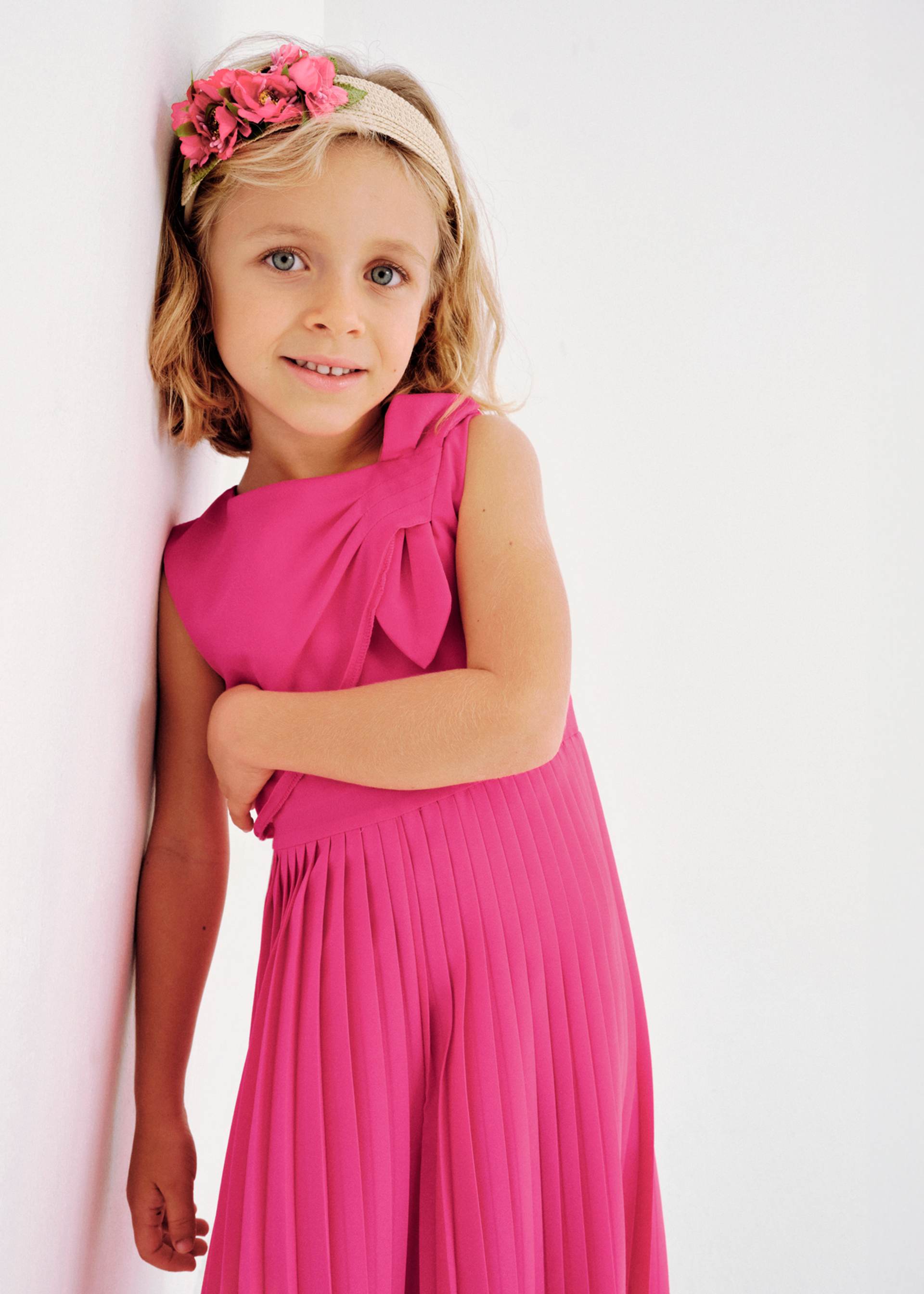 Macacão comprido laço menina