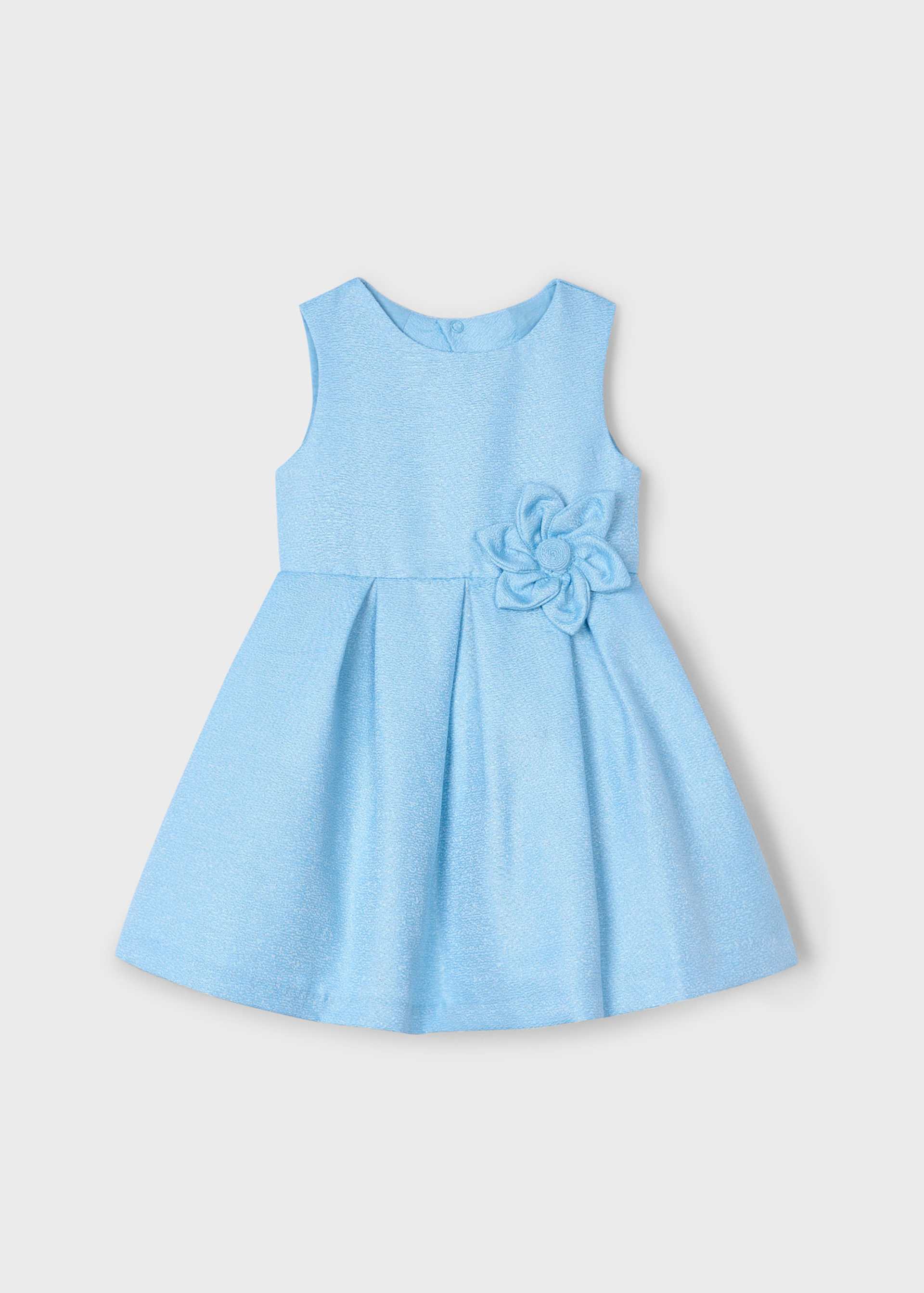 Girl structured satin dress Girl structured satin dress