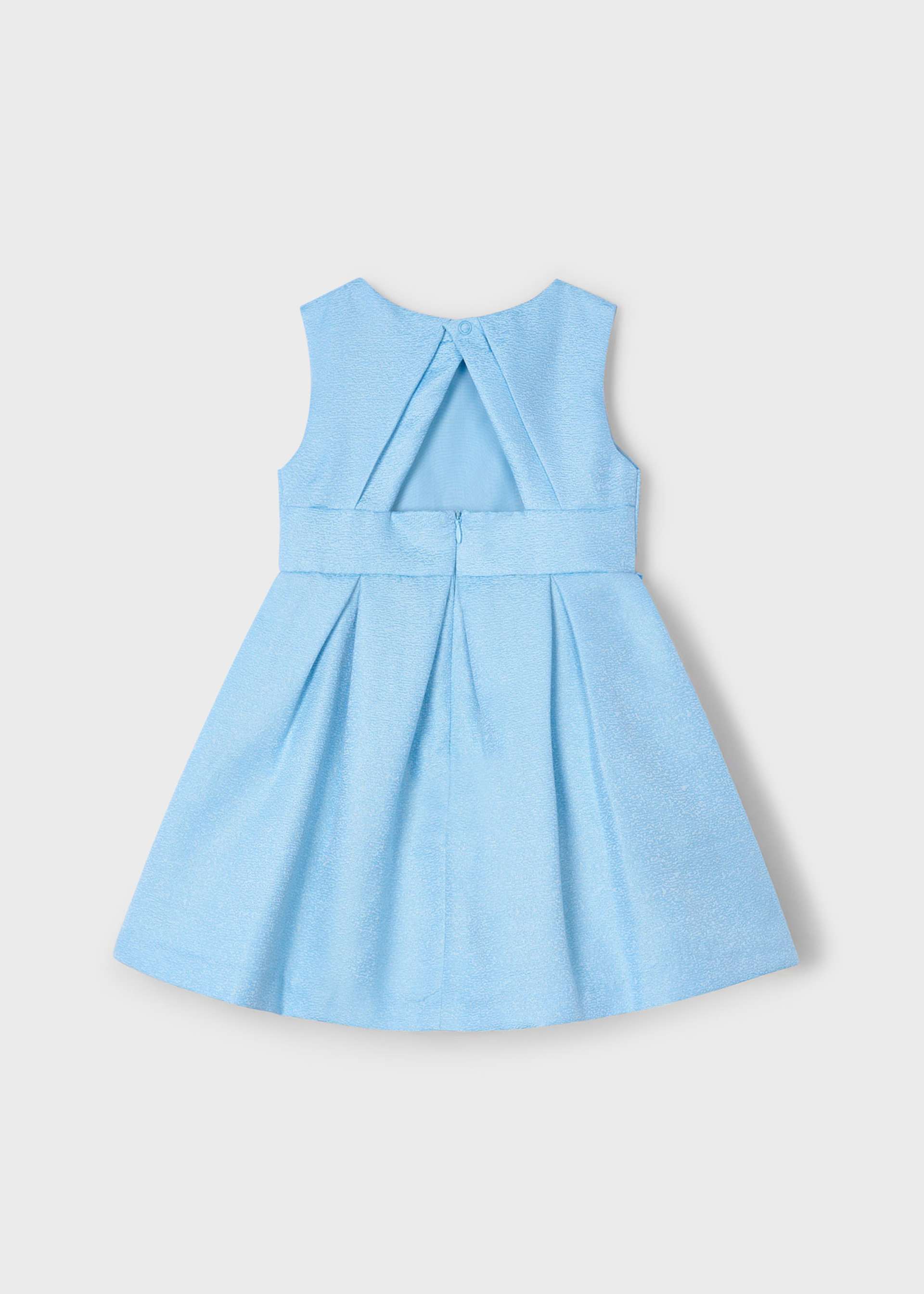 Rochie structura satin fetita Rochie structura satin fetita