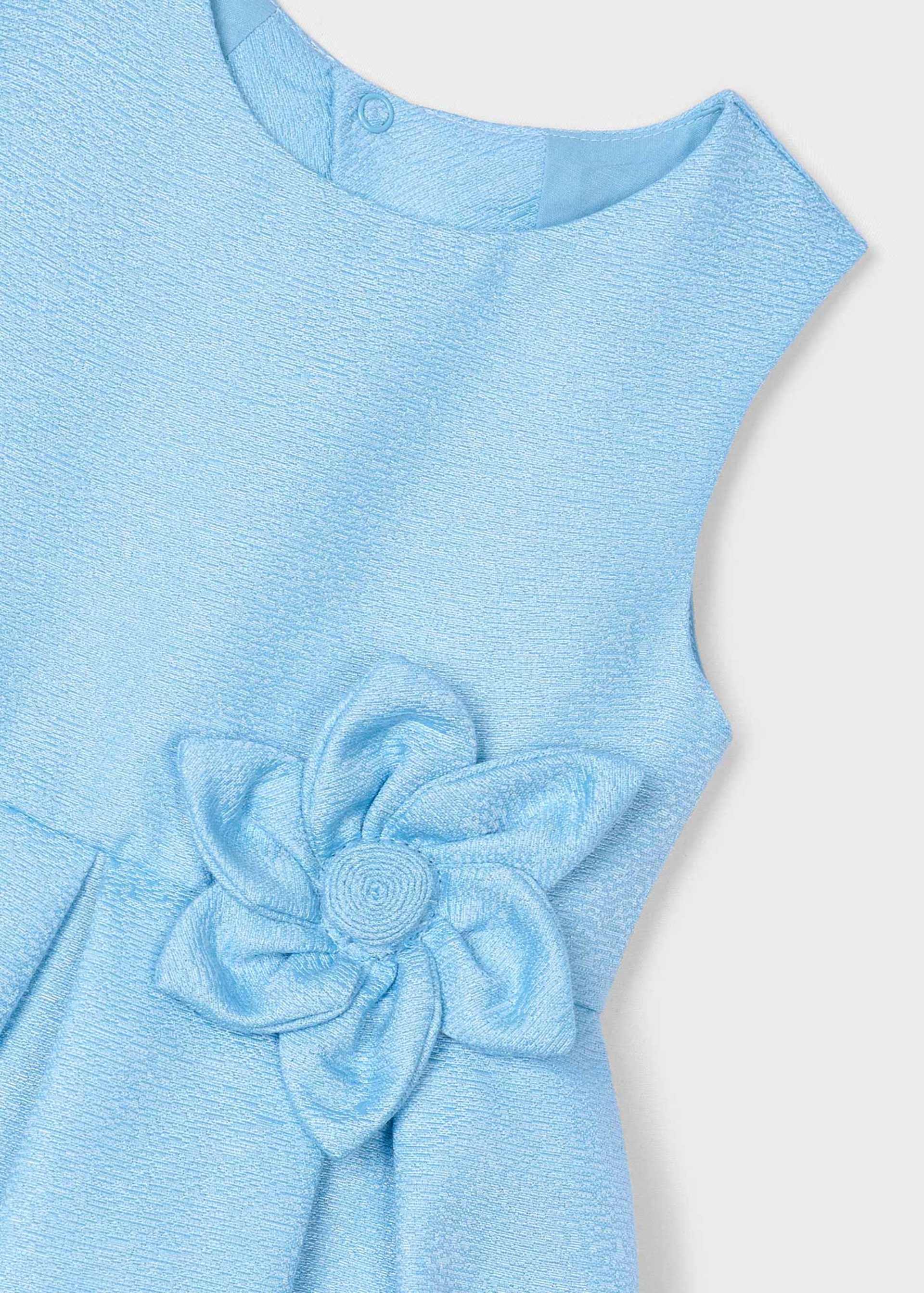 Rochie structura satin fetita Rochie structura satin fetita