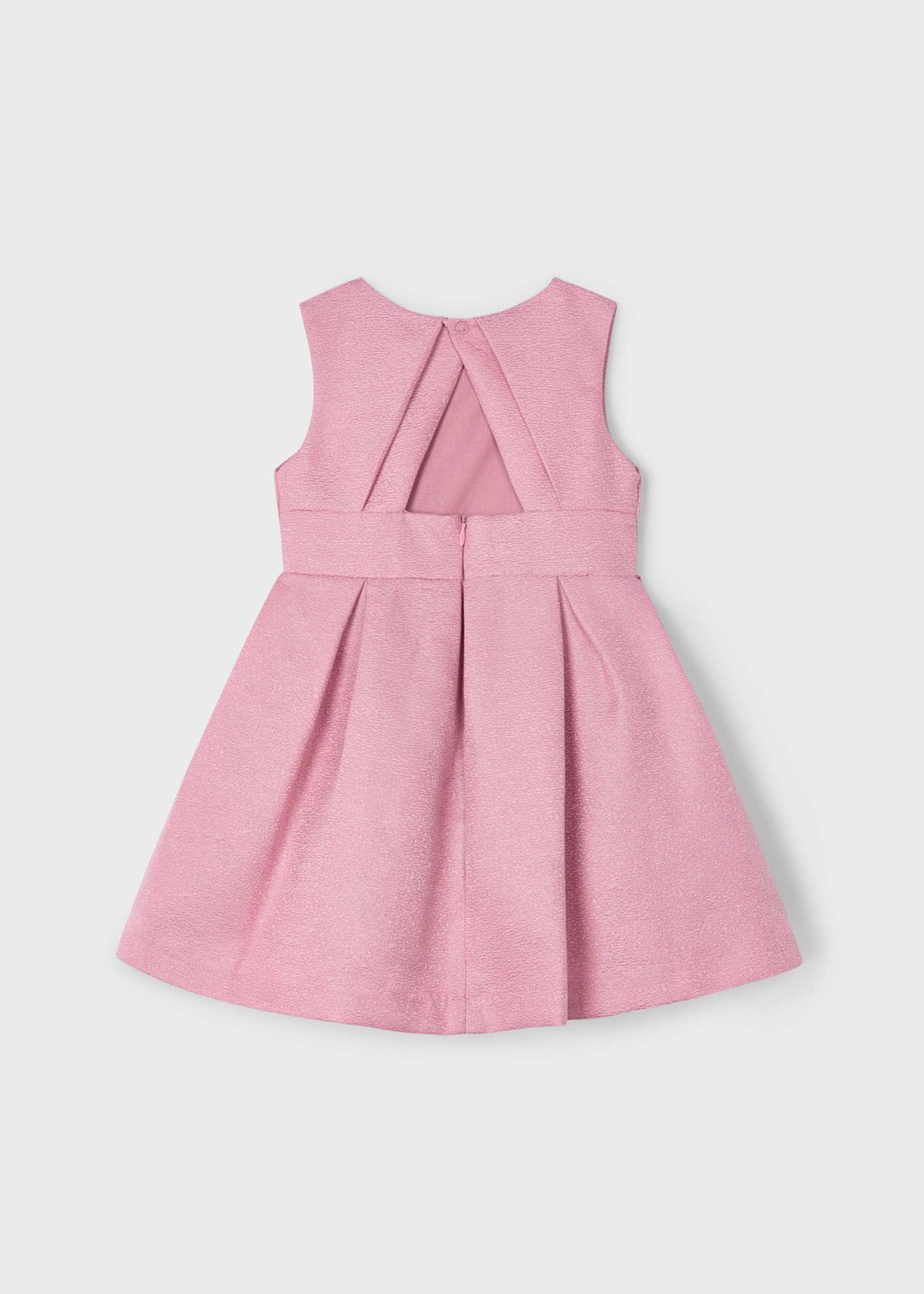 Girl structured satin dress Girl structured satin dress