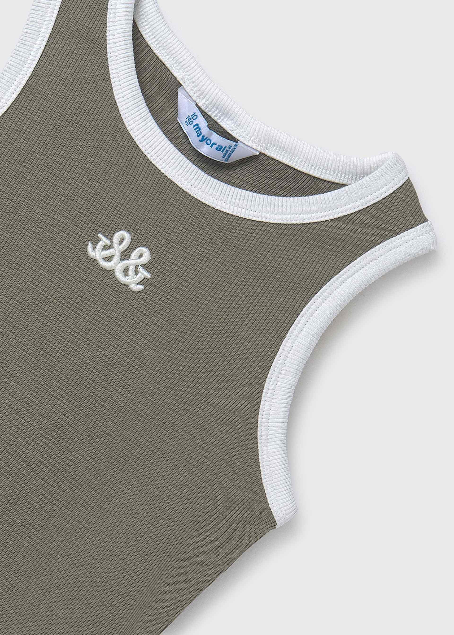 Camiseta tirantes bordado chica Camiseta tirantes bordado chica