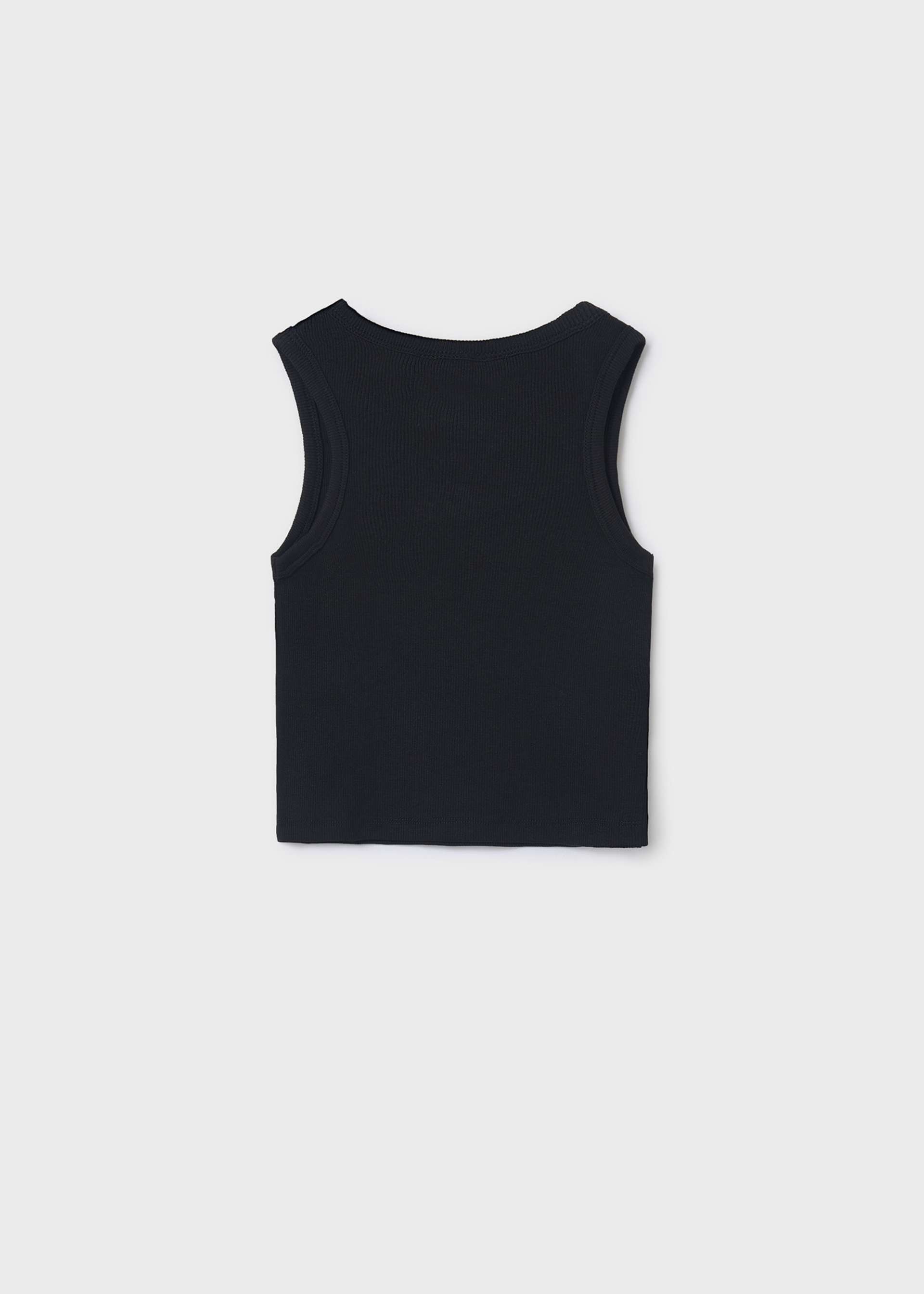Playera tirantes bordado chica