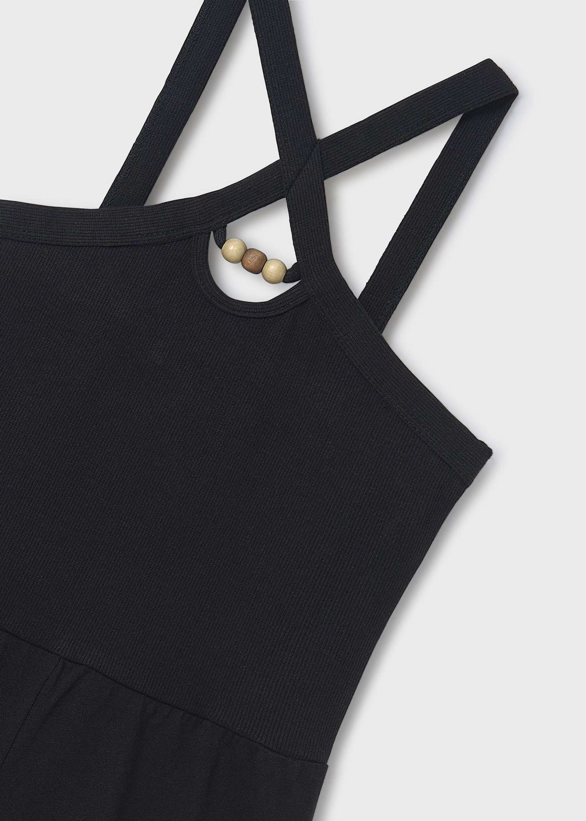 Girl Criss Cross Strap Romper