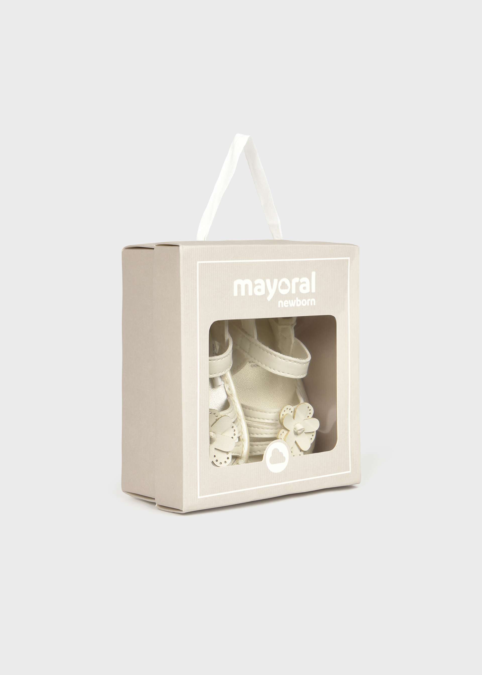 Sandales fleur nouveau-né Sandales fleur nouveau-né