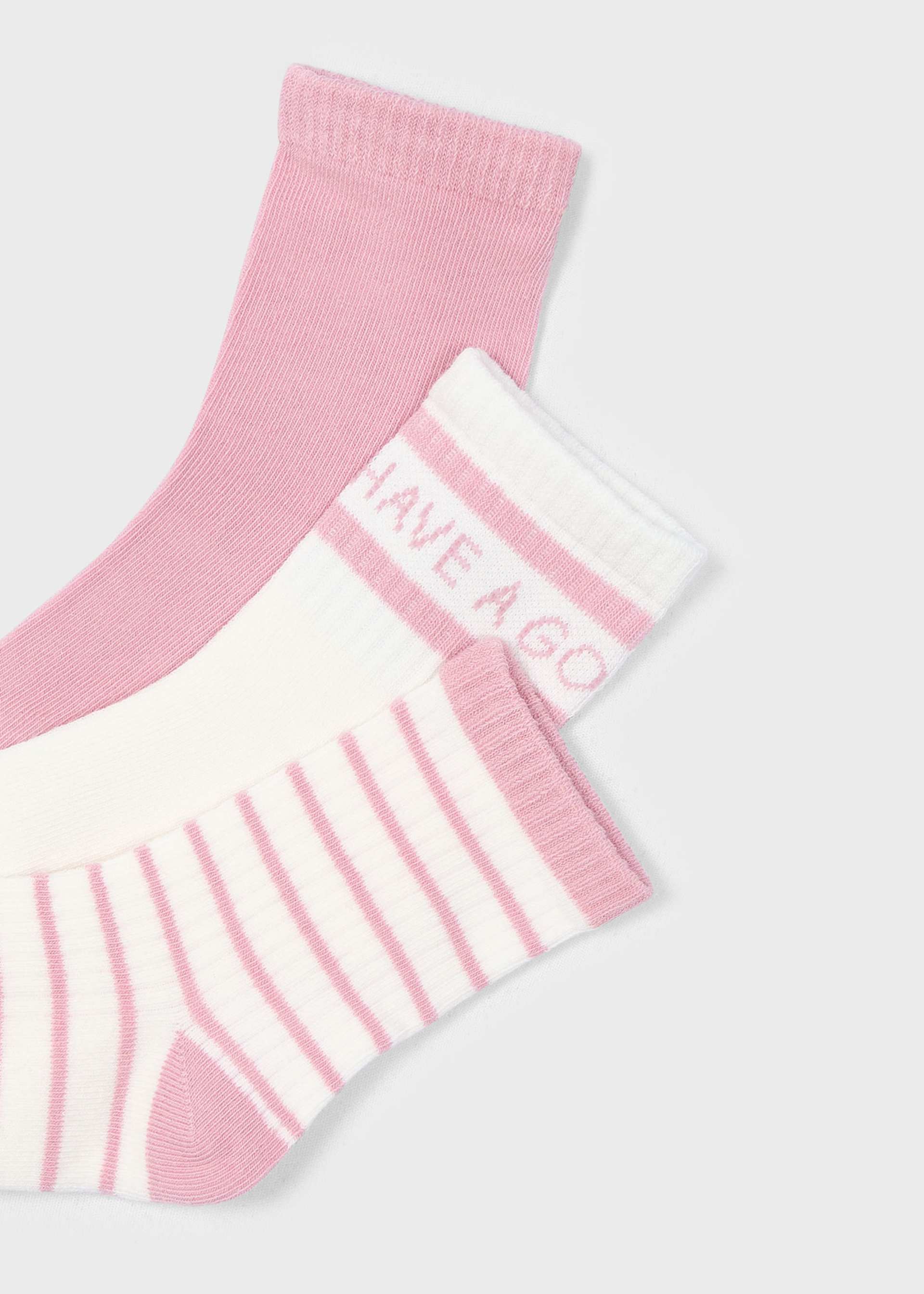 Girl set of 3 casual socks