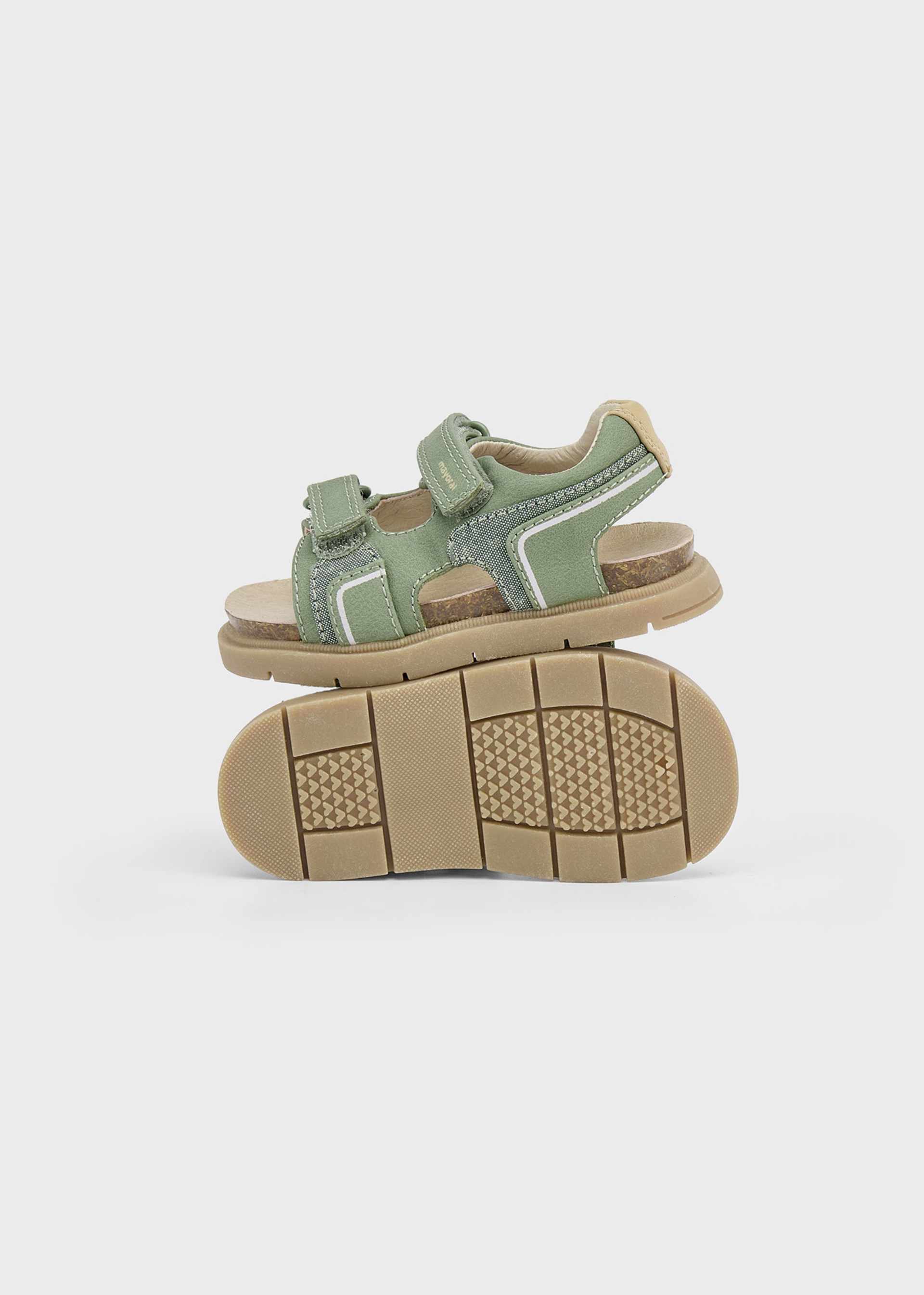 Baby contrast velcro sandals Baby contrast velcro sandals