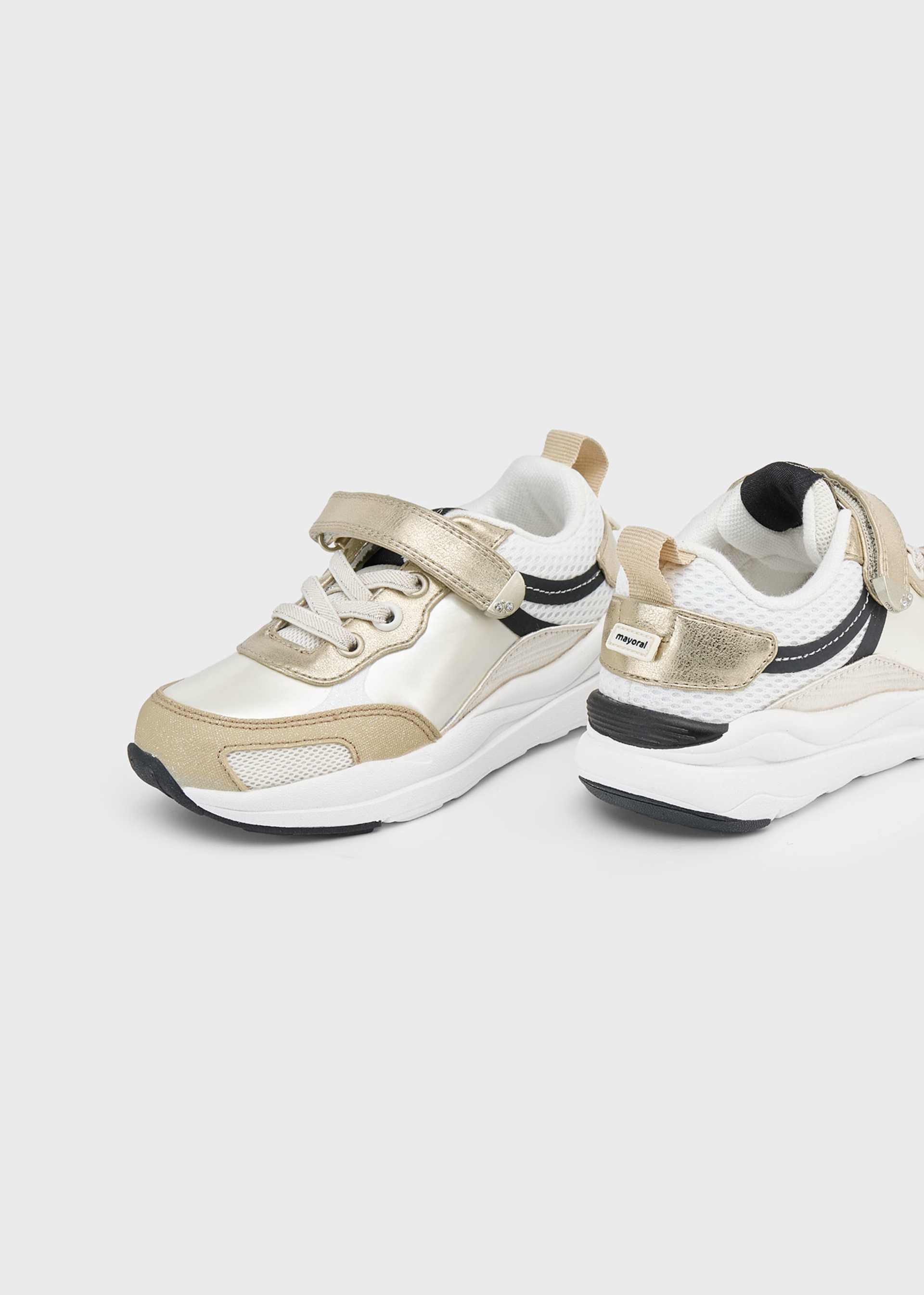 Hohe Sportschuhe Lochmuster Mädchen