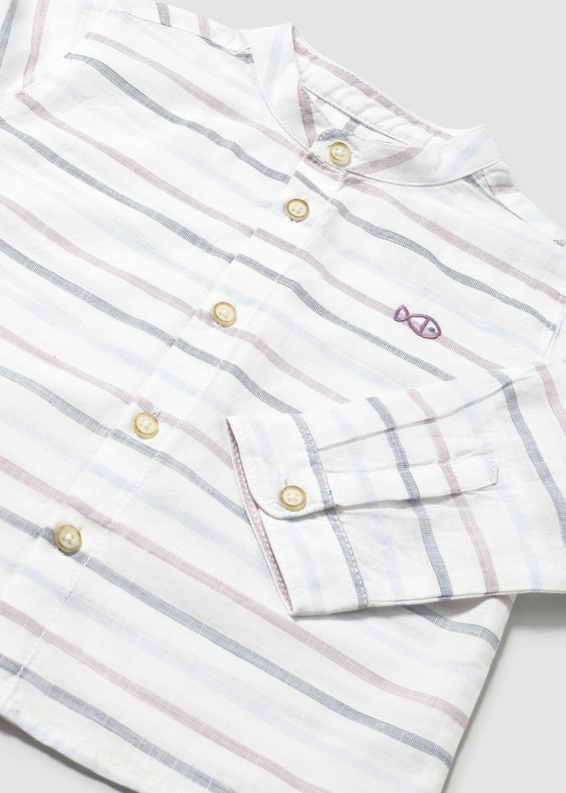 Chemise à rayures horizontales bébé