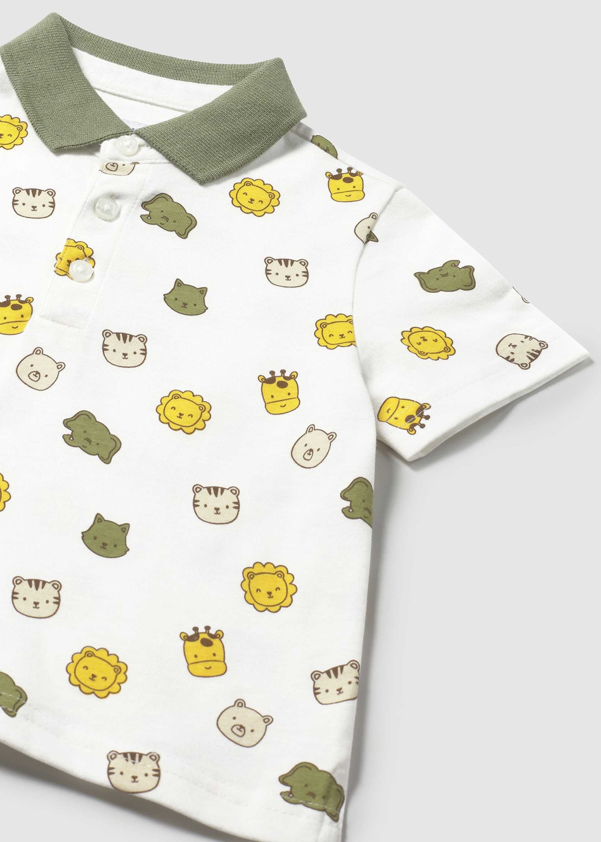 Baby print polo shirt