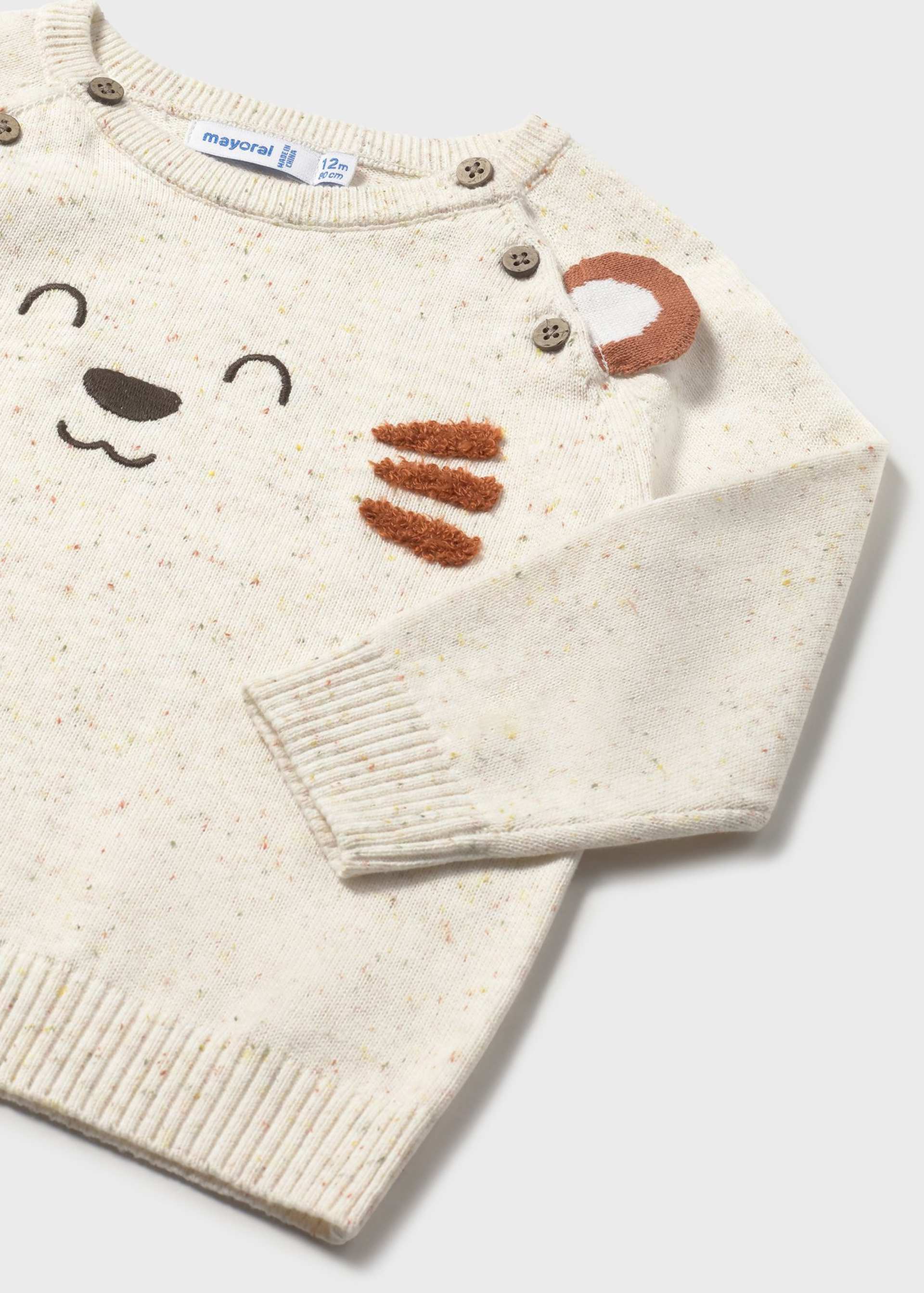 Pull fantaisie tigre bébé