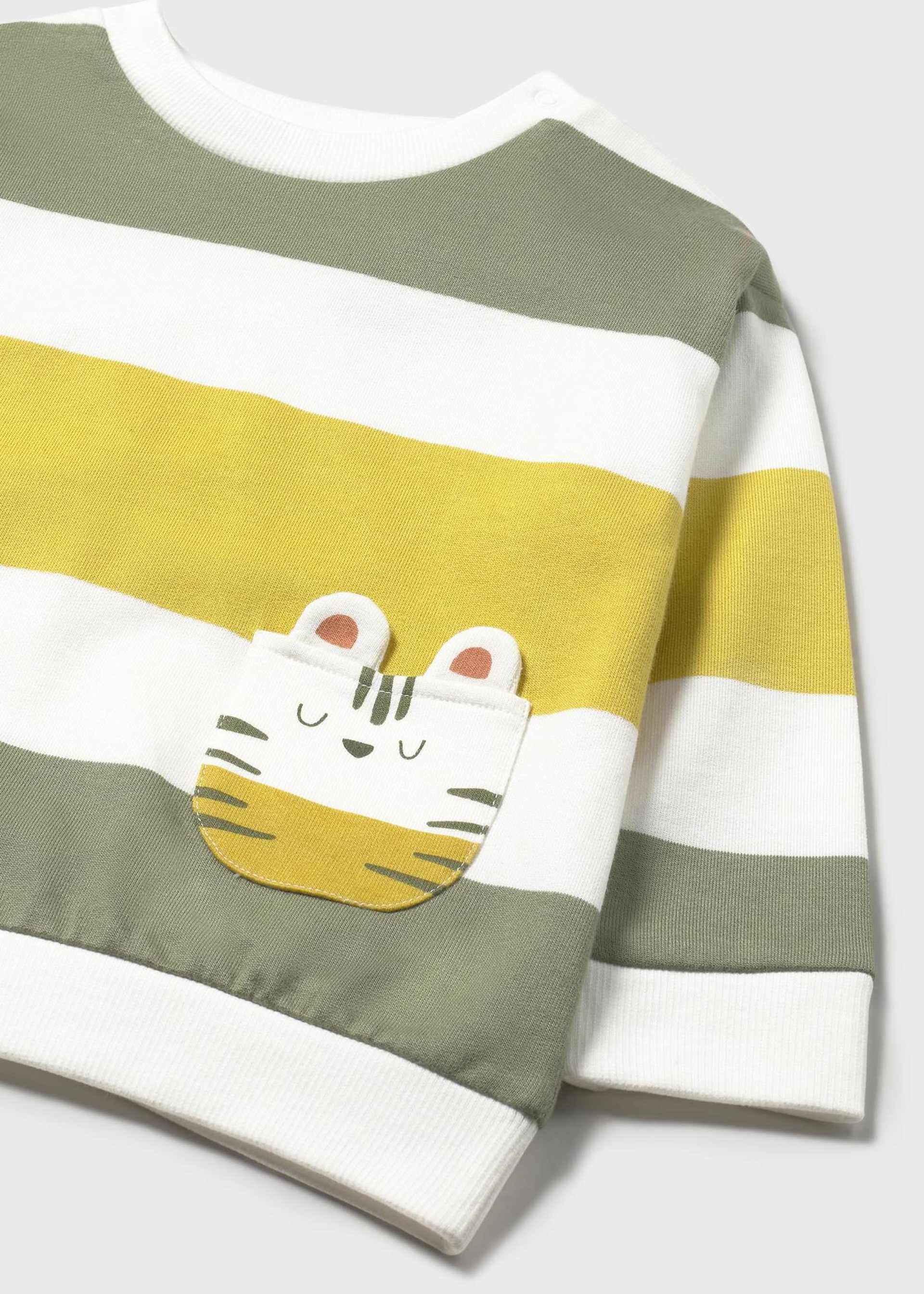 Sweatshirt gestreift Baby