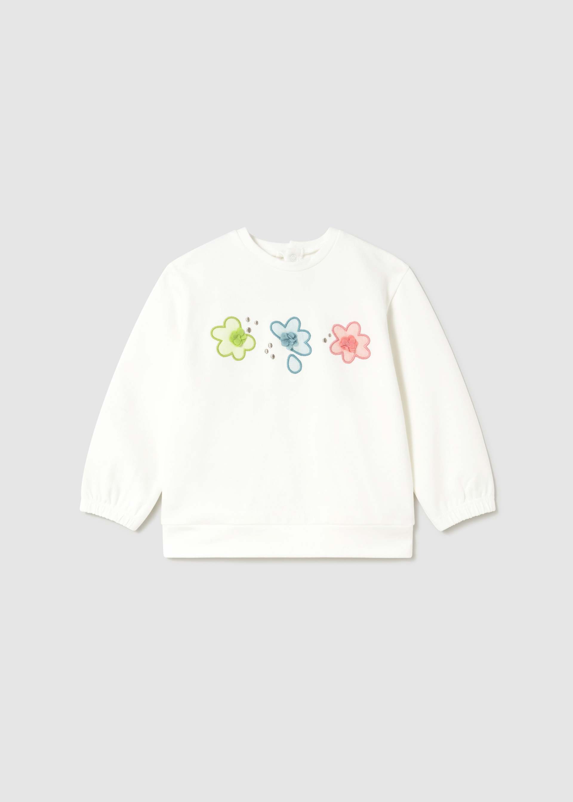 Pull brodé en polaire bébé